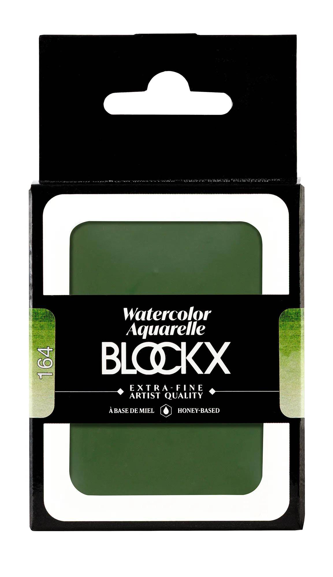 Blockx Aquarellfarbe, Hookersgrün - Großer Napf 18ml - Hookergrün 45164BXC