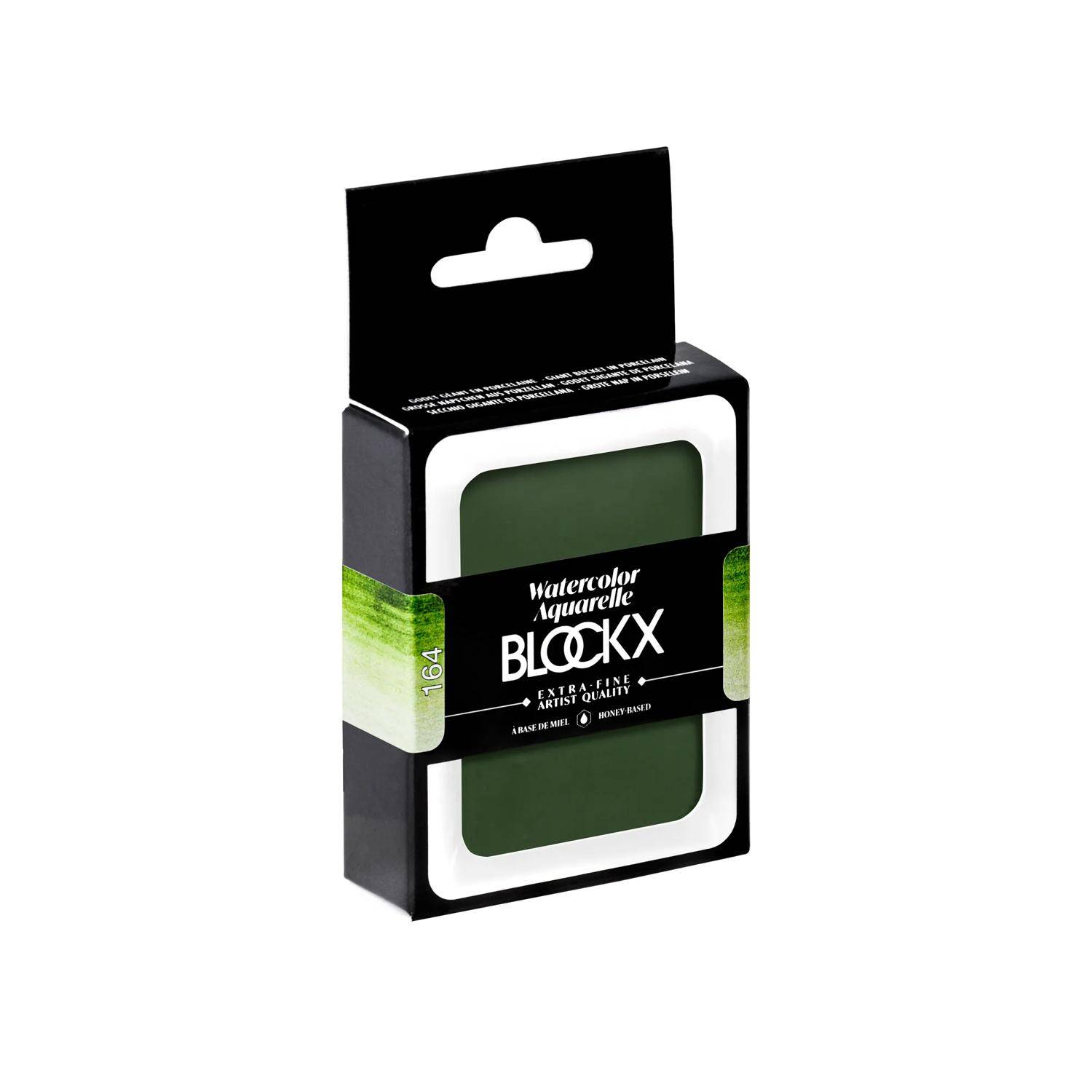 Blockx Aquarellfarbe, Hookersgrün - Großer Napf 18ml - Hookergrün 45164BXC