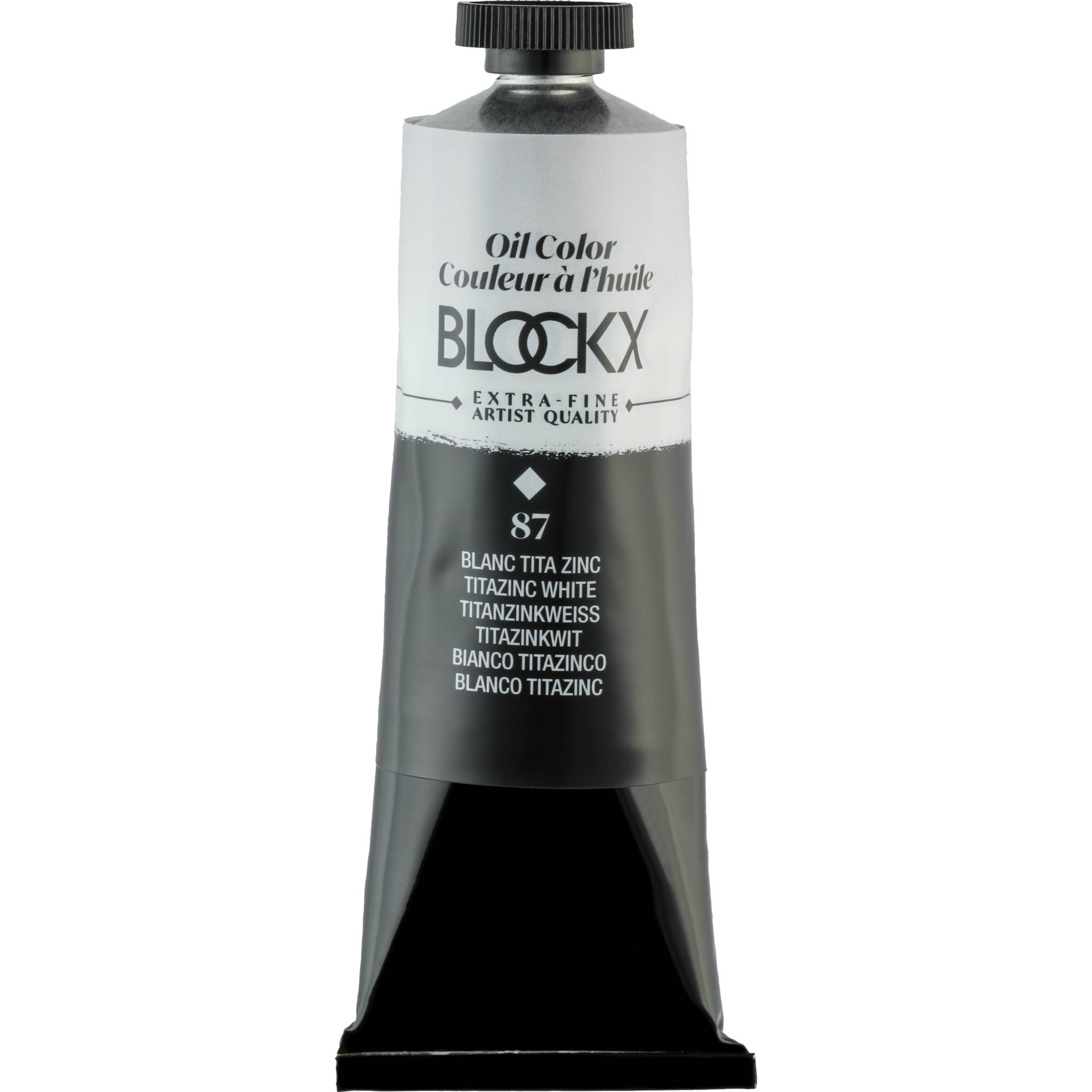 Blockx Ölfarbe, Titanzinkweiß - Tube 60ml - Titanzinkweiß 214087BXC