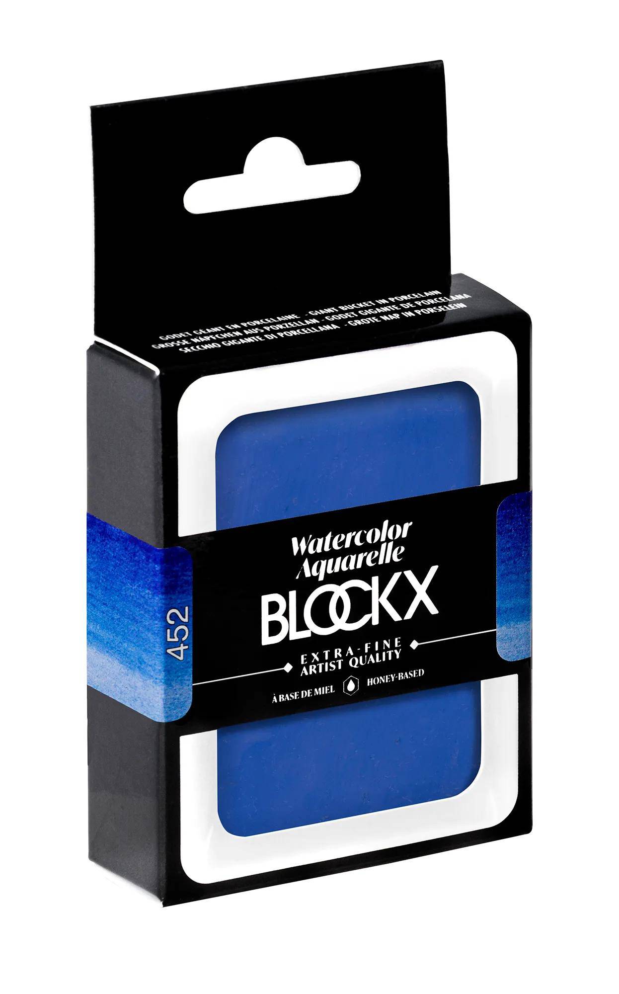 Blockx Aquarellfarbe, Kobaltblau - Großer Napf 18ml - Kobaltblau| 45452BXC