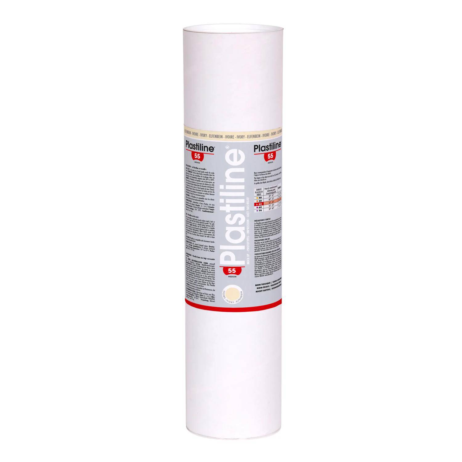 Plastiline Plastiline, 5 kg, Härtegrad 55 (medium) - Elfenbein 5155T