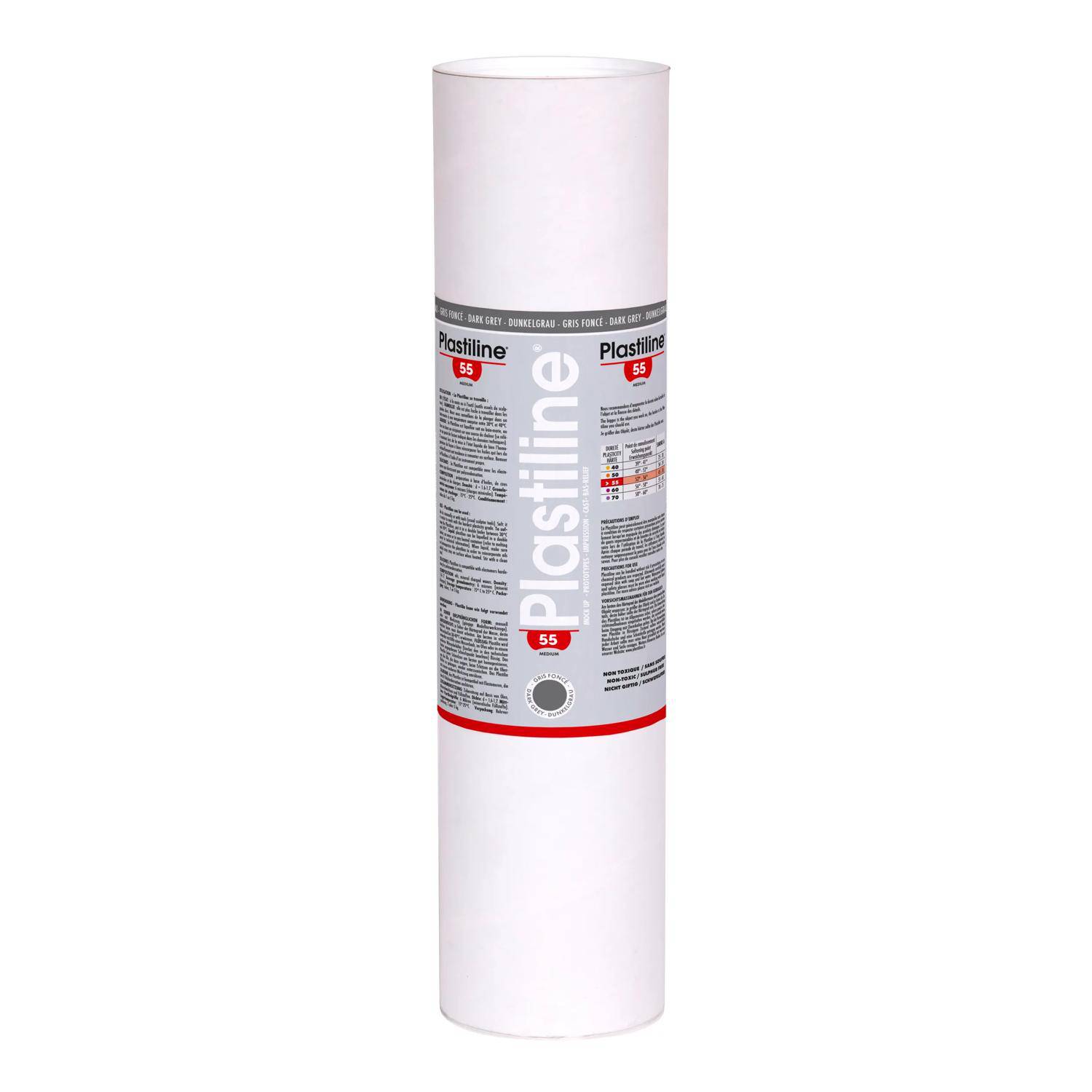 Plastiline Plastiline, 5 kg, Härtegrad 55 (medium) - Grau 5755T