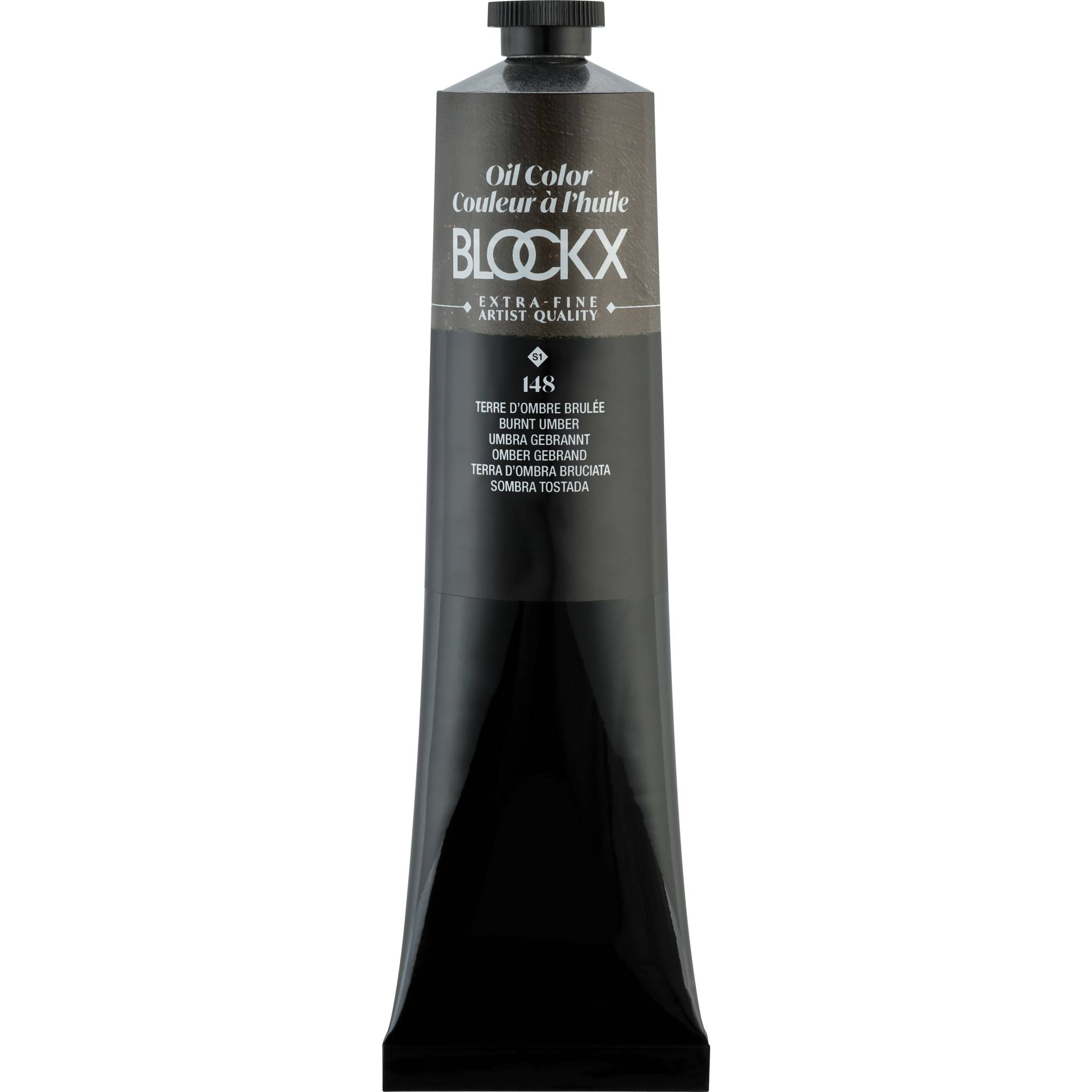 Blockx Ölfarbe, Umbra gebrannt - Tube 200ml - Umbra gebrannt| 216148BXC