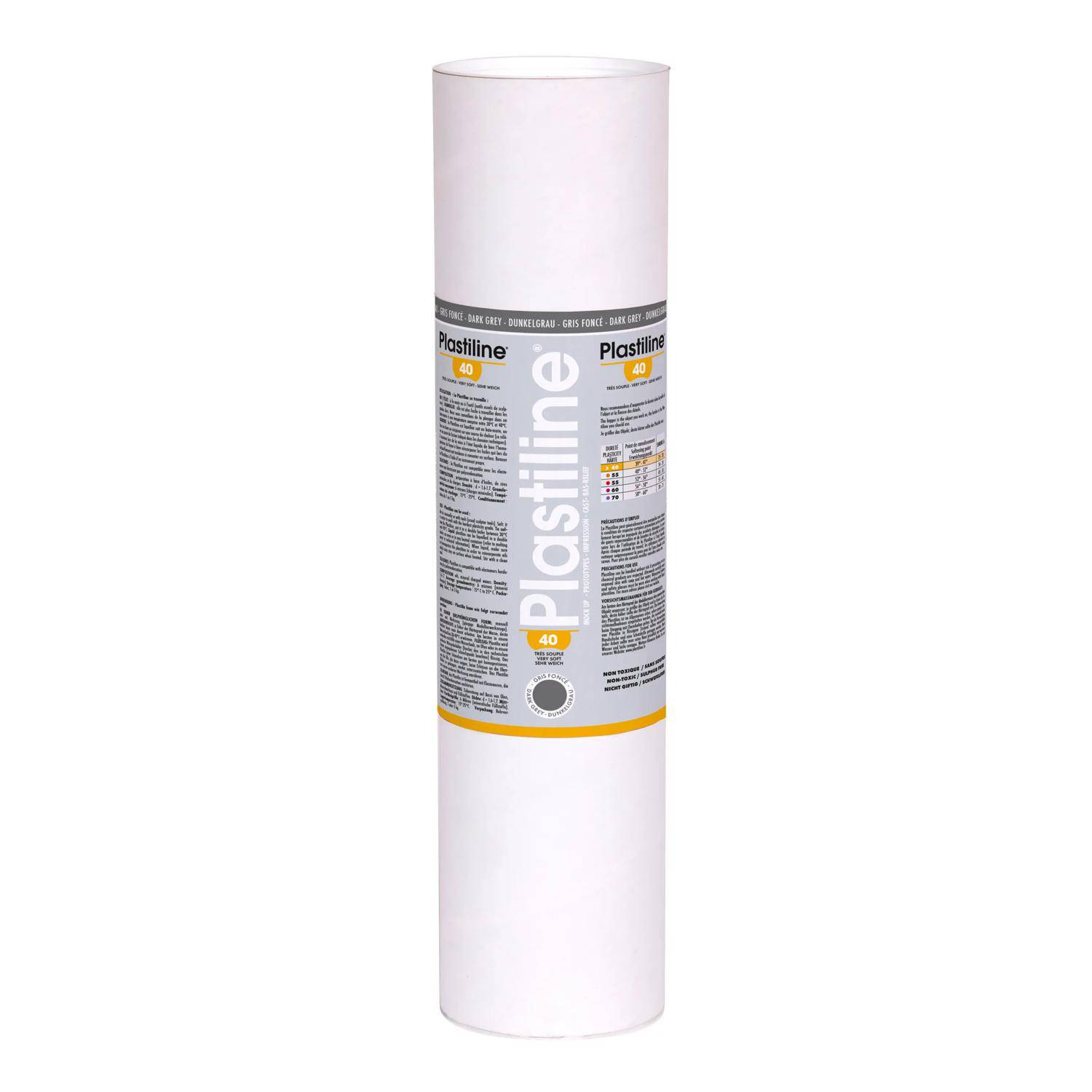 Plastiline Plastiline, 5 kg, Härtegrad 40 (sehr weich) - Grau 5740T