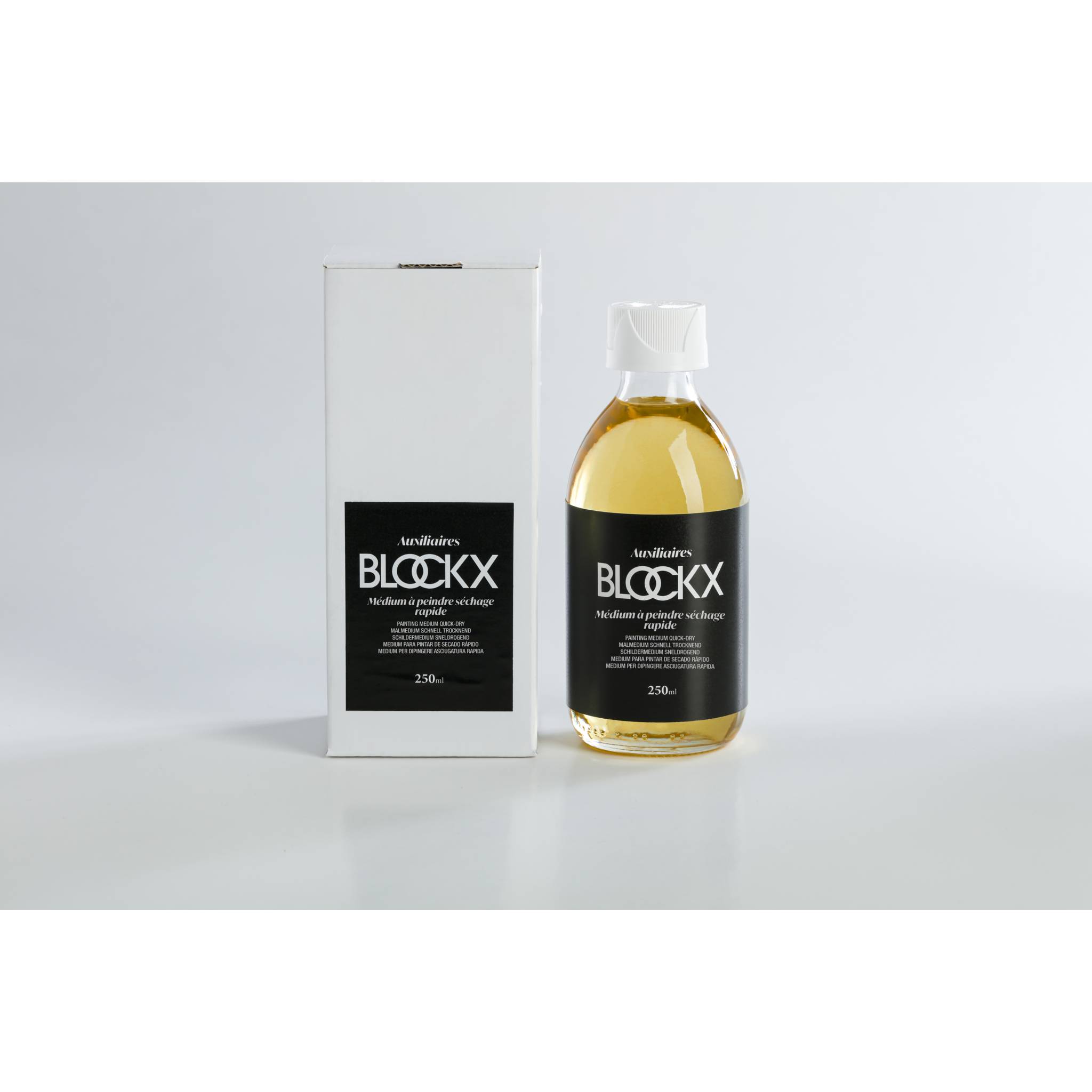 Blockx Malmittel schnelltrocknend 250ml Glasflasche 30614BXC