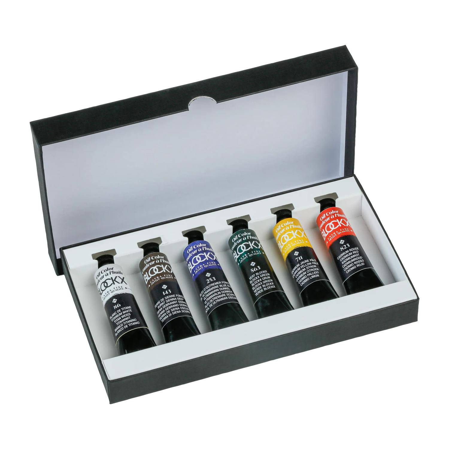 Blockx Ölfarben 6x20ml, Einführungsset 212901BXC