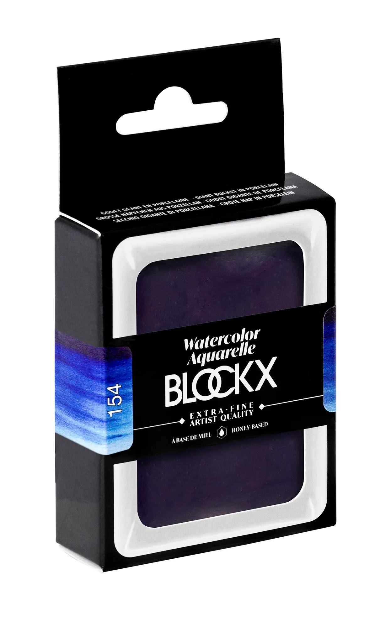 Blockx Aquarellfarbe, Blockx Blau - Großer Napf 18ml - Blockx Blau 45154BXC