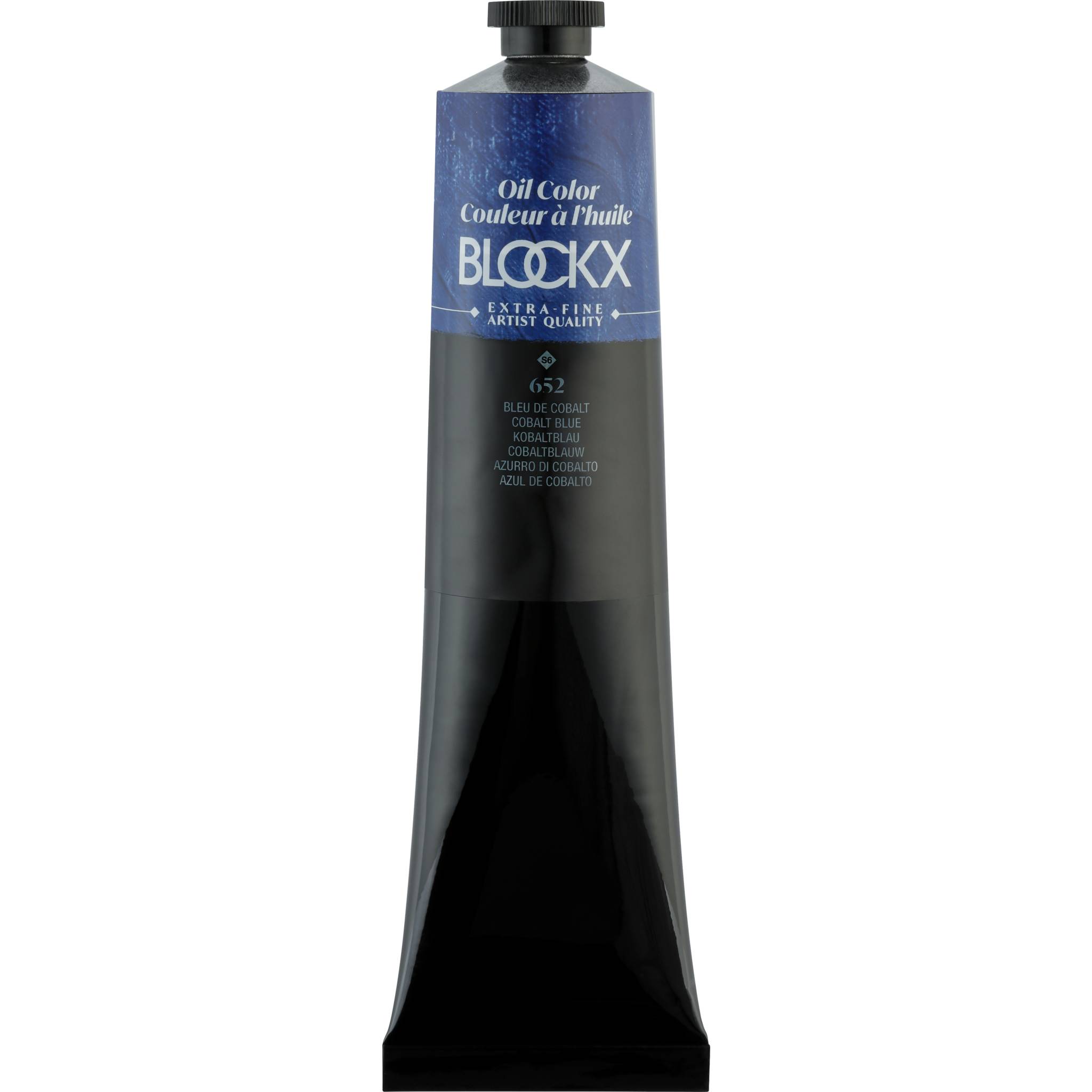 Blockx Ölfarbe, Kobaltblau - Tube 200ml - Kobaltblau| 216652BXC