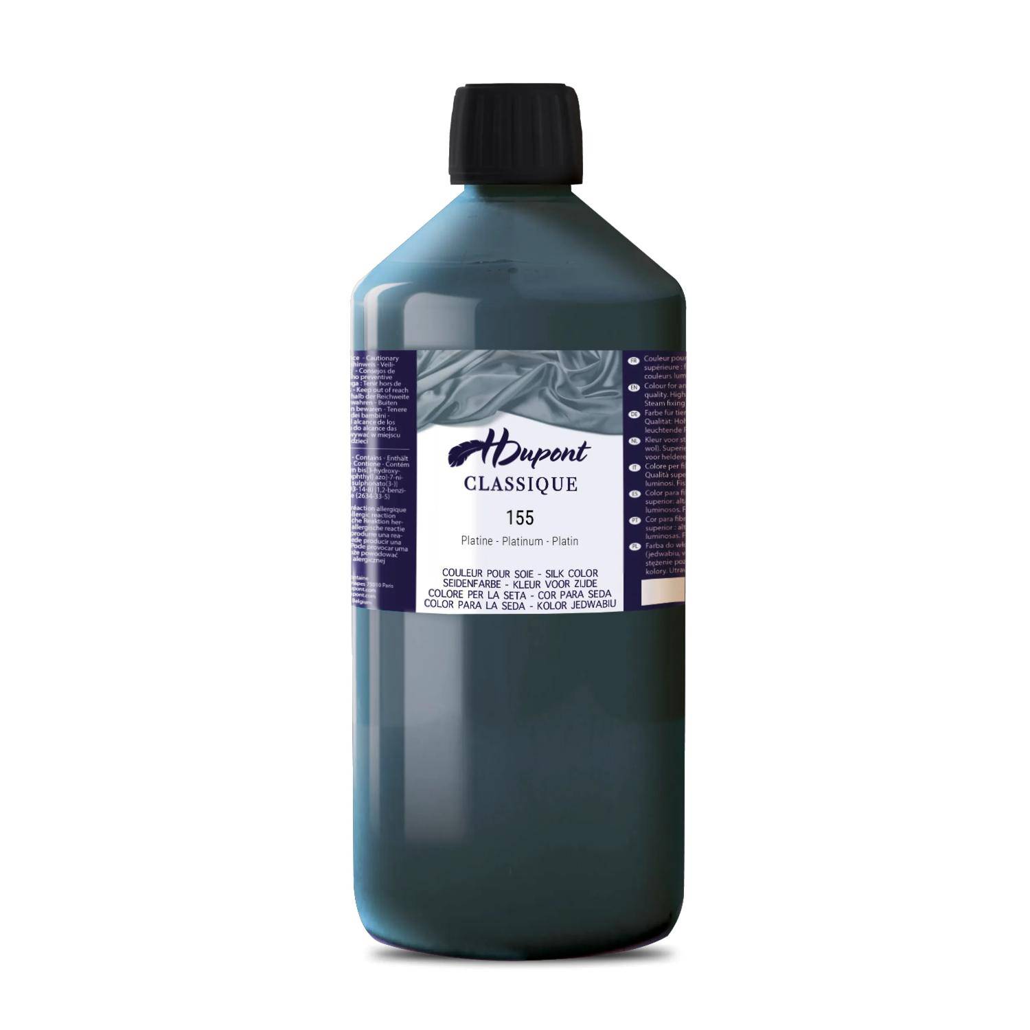 H Dupont H Dupont classique 1L, Seidenmalfarbe, Platin - Platin DU0601000155C