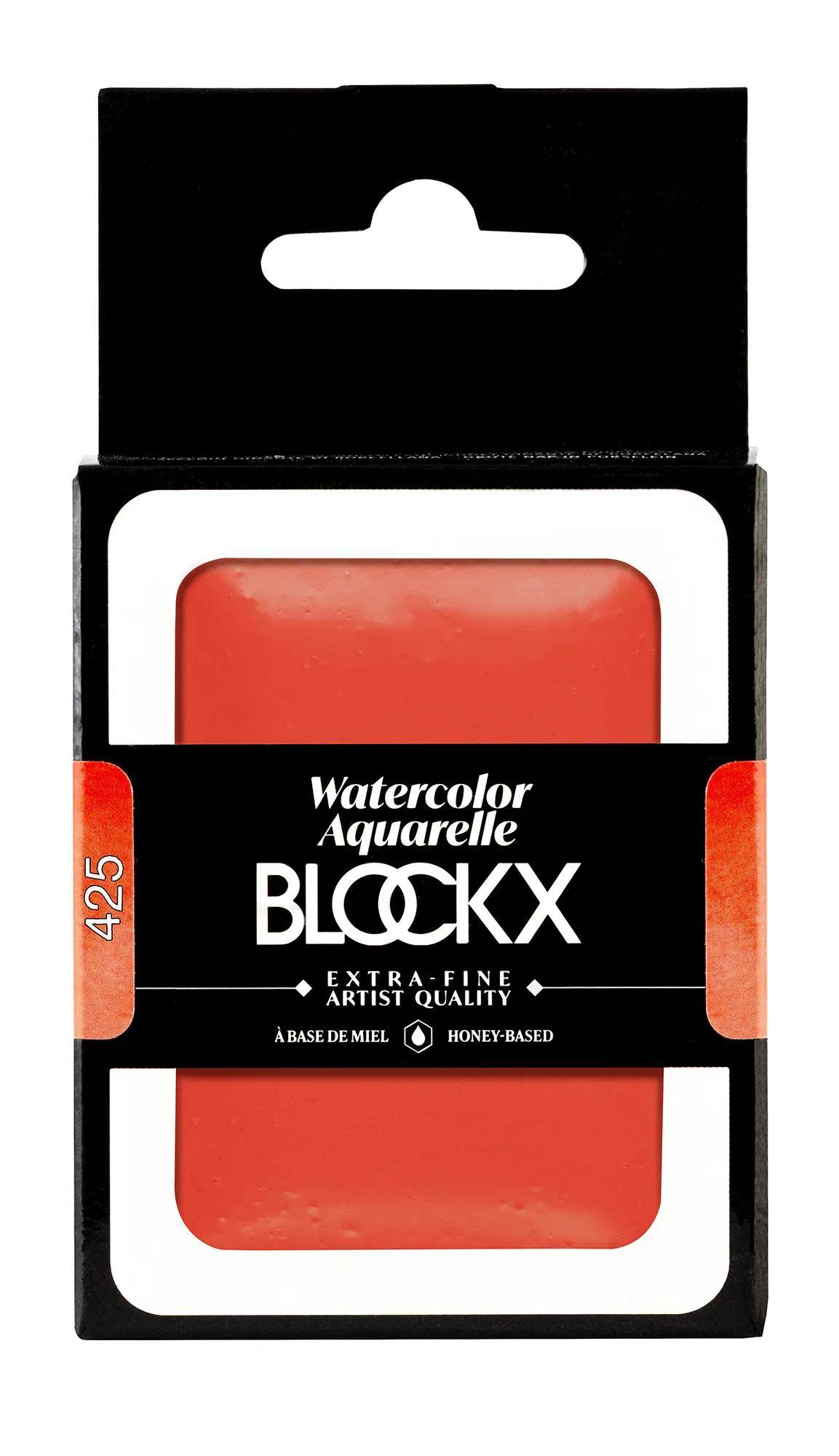 Blockx Aquarellfarbe, Pyrrolrot- Großer Napf 18ml - Pyrrolorot 45425BXC
