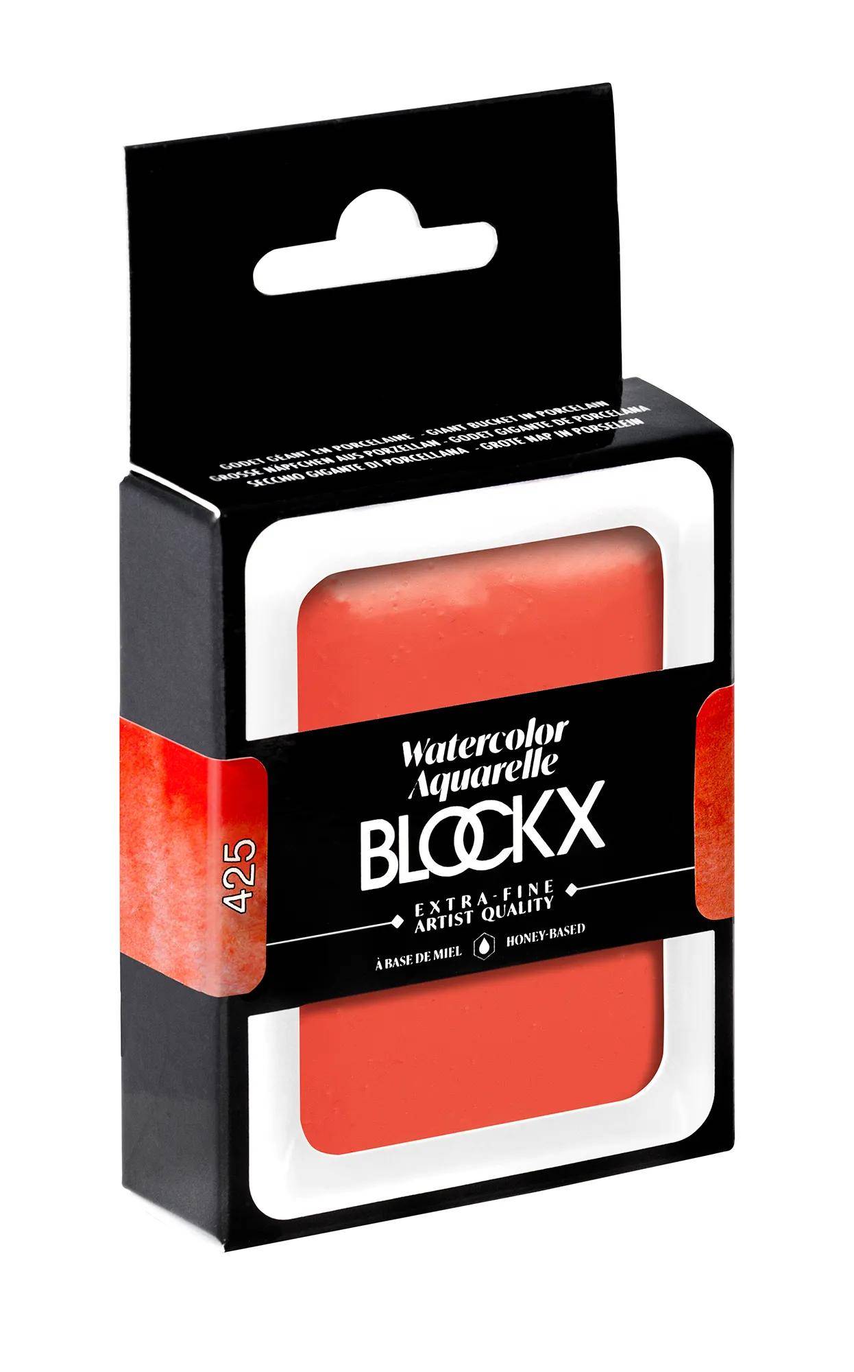 Blockx Aquarellfarbe, Pyrrolrot- Großer Napf 18ml - Pyrrolorot 45425BXC
