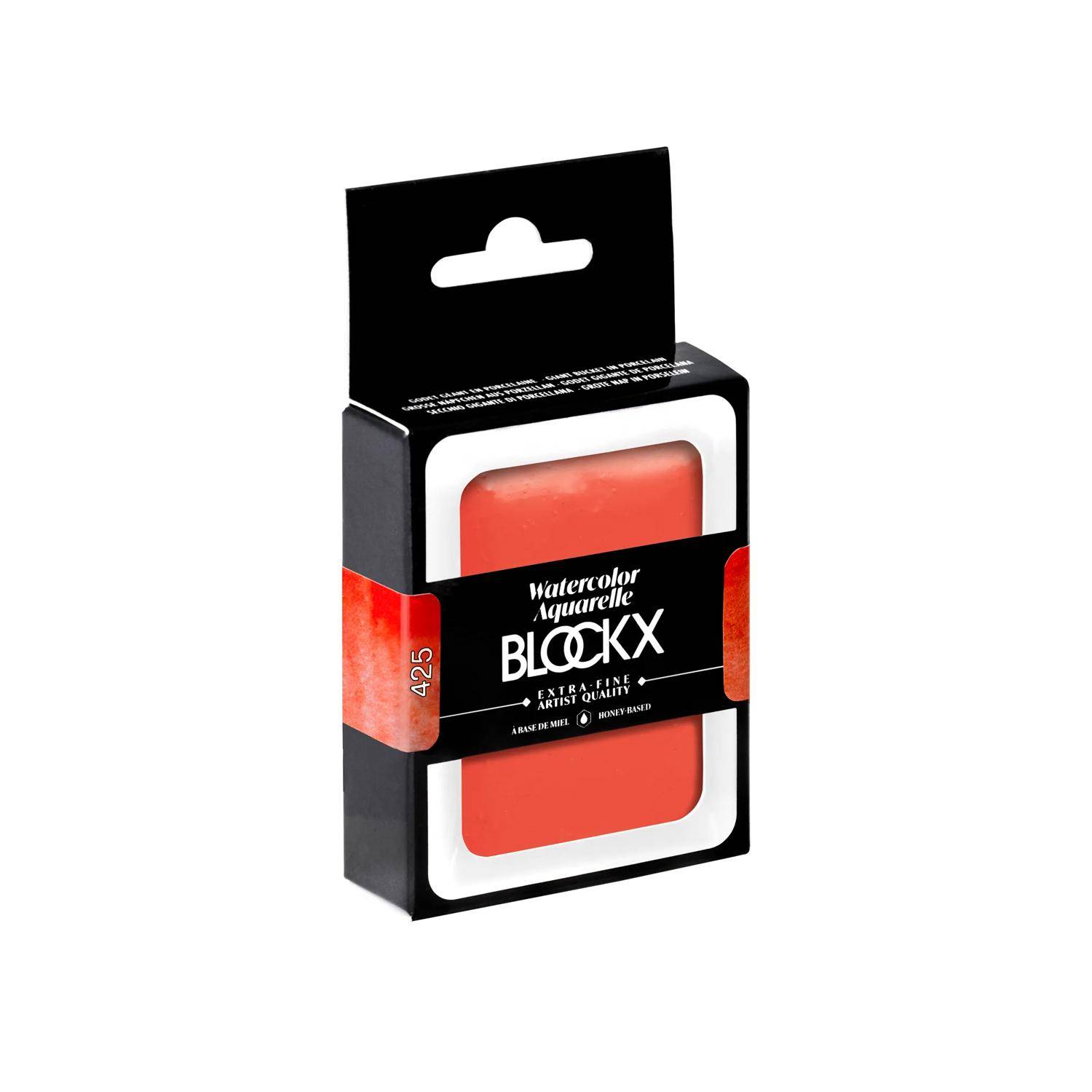 Blockx Aquarellfarbe, Pyrrolrot- Großer Napf 18ml - Pyrrolorot 45425BXC