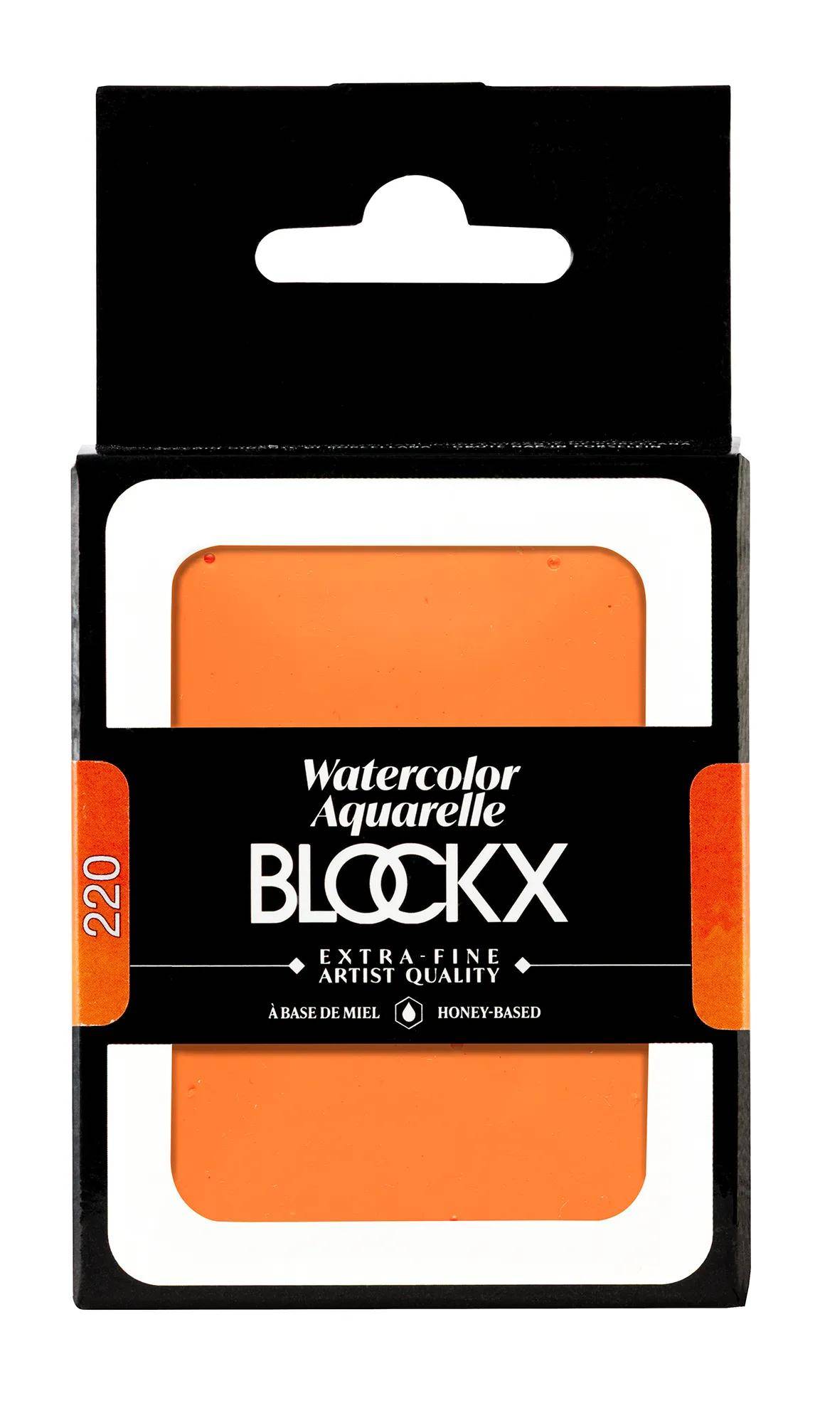Blockx Aquarellfarbe, Großer Napf 18ml Pyrrolo Zinnober 45220BXC
