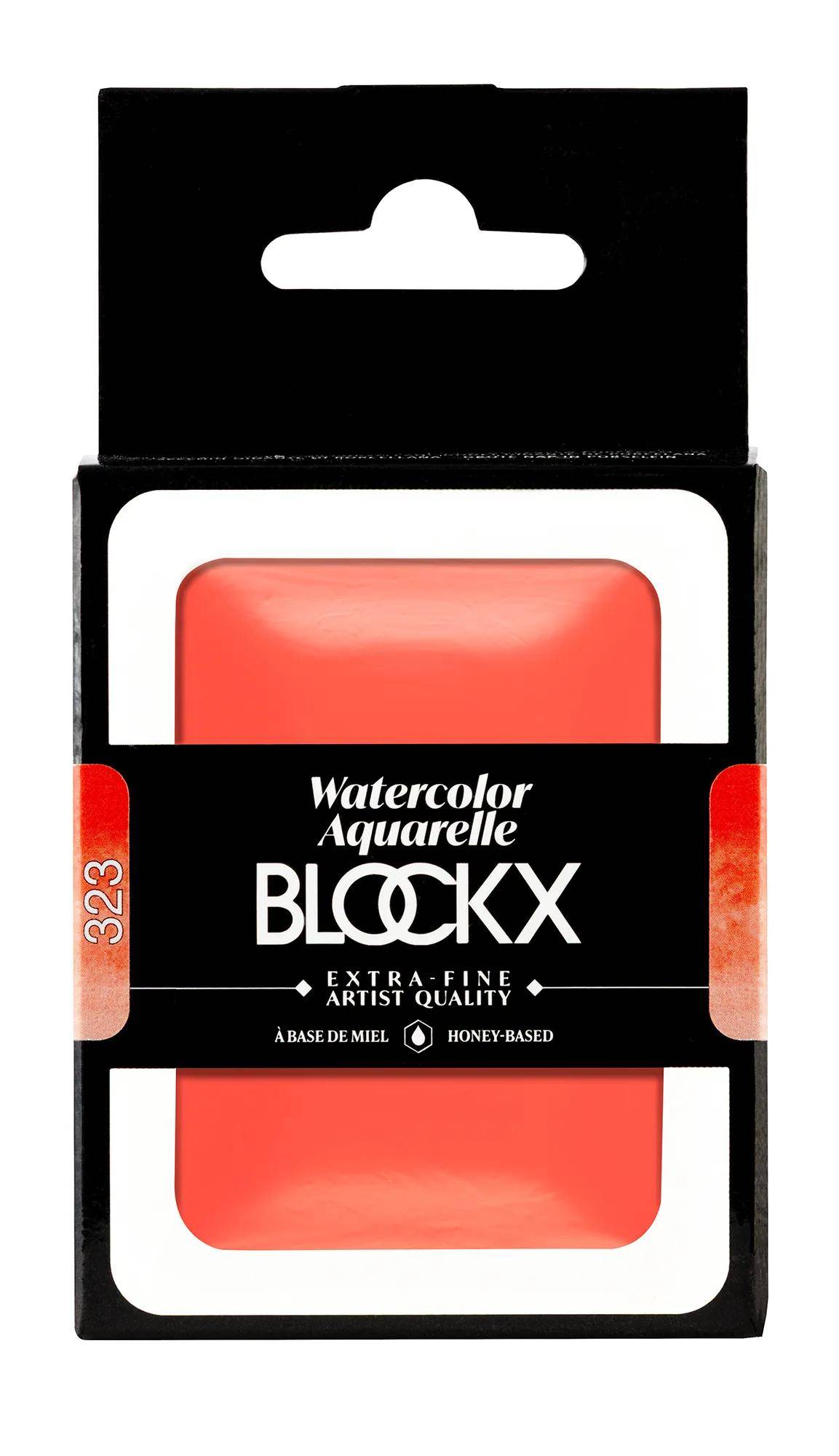 Blockx Aquarellfarbe, Kadmiumrot - Großer Napf 18ml - Cadmium Rot 45323BXC