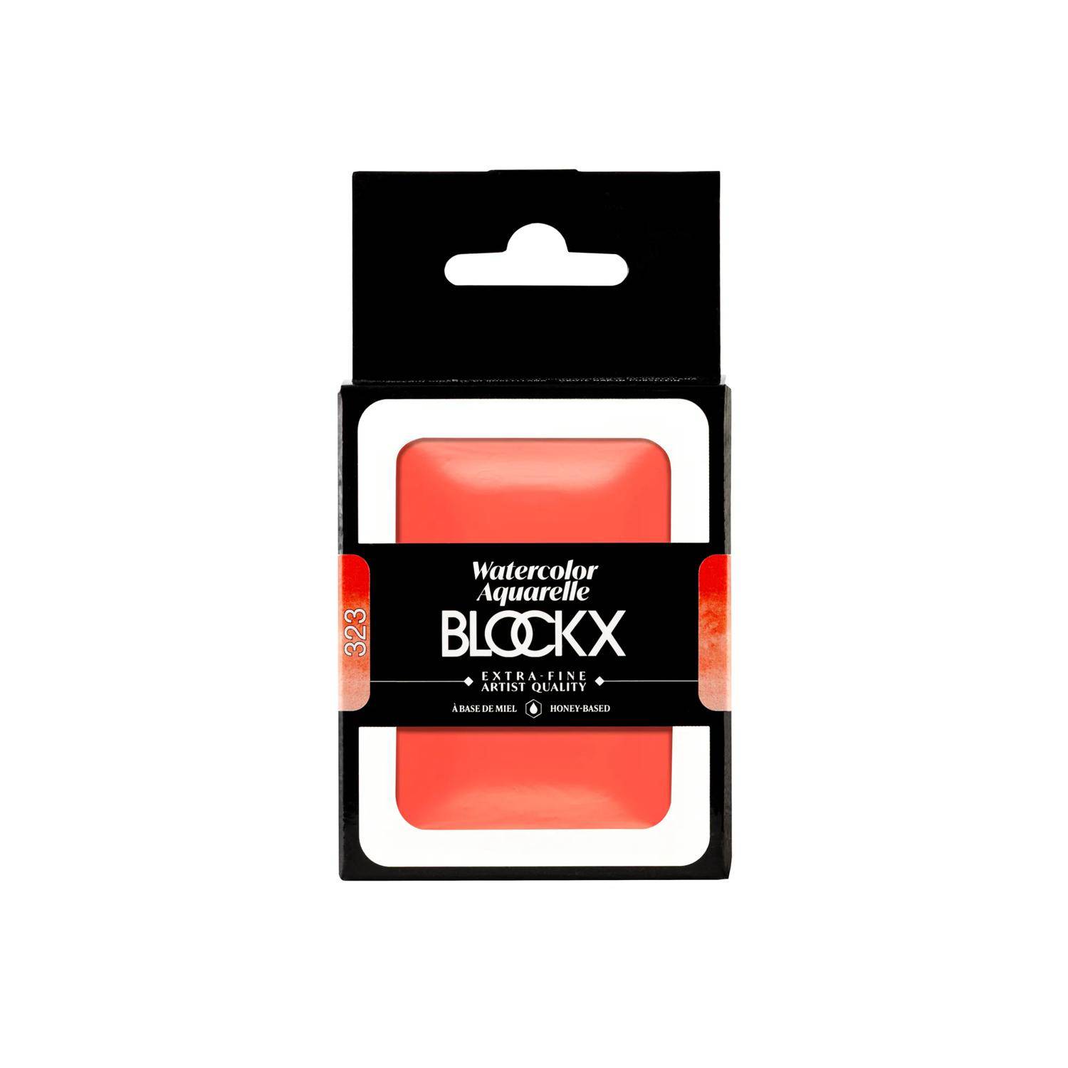 Blockx Aquarellfarbe, Kadmiumrot - Großer Napf 18ml - Cadmium Rot 45323BXC