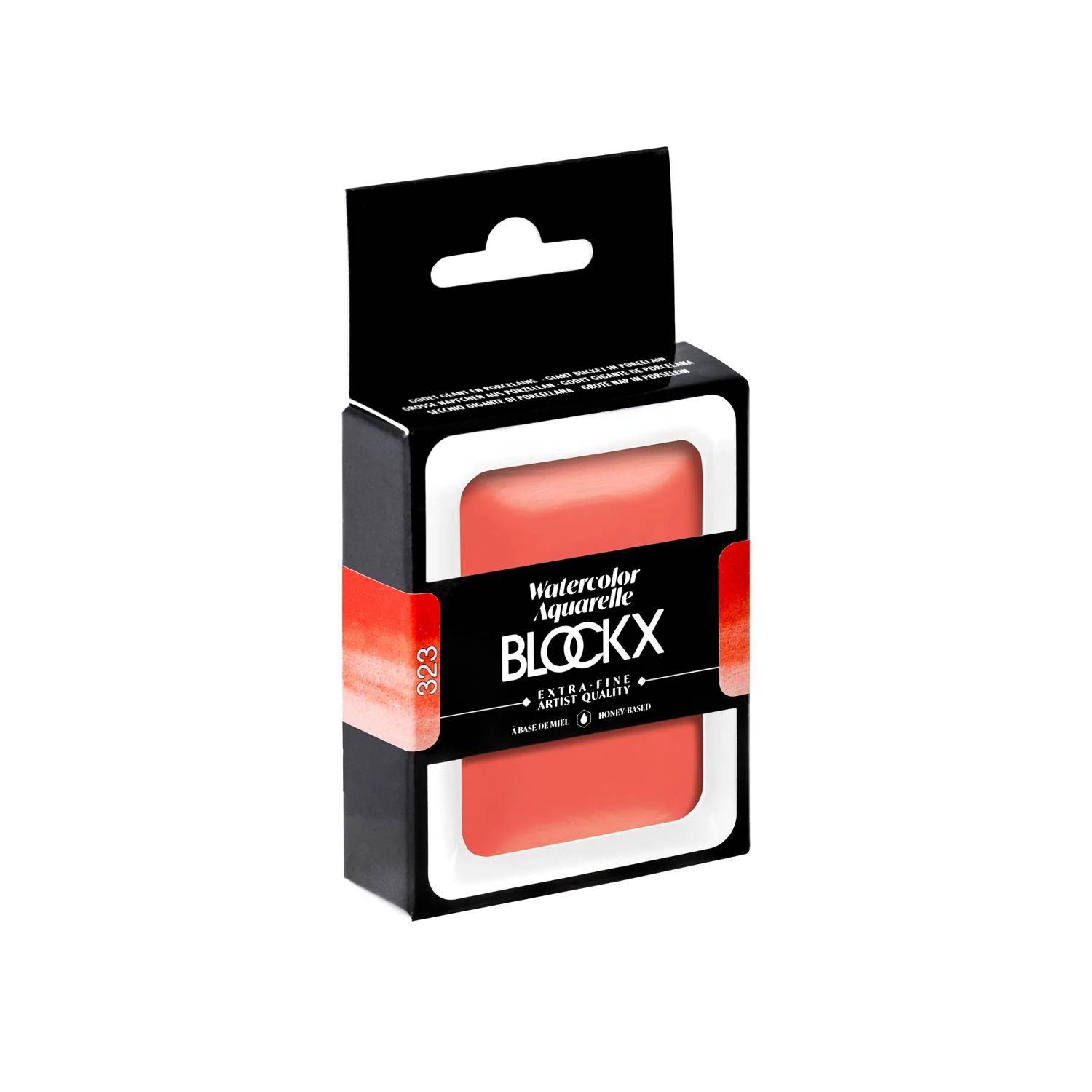 Blockx Aquarellfarbe, Kadmiumrot - Großer Napf 18ml - Cadmium Rot 45323BXC