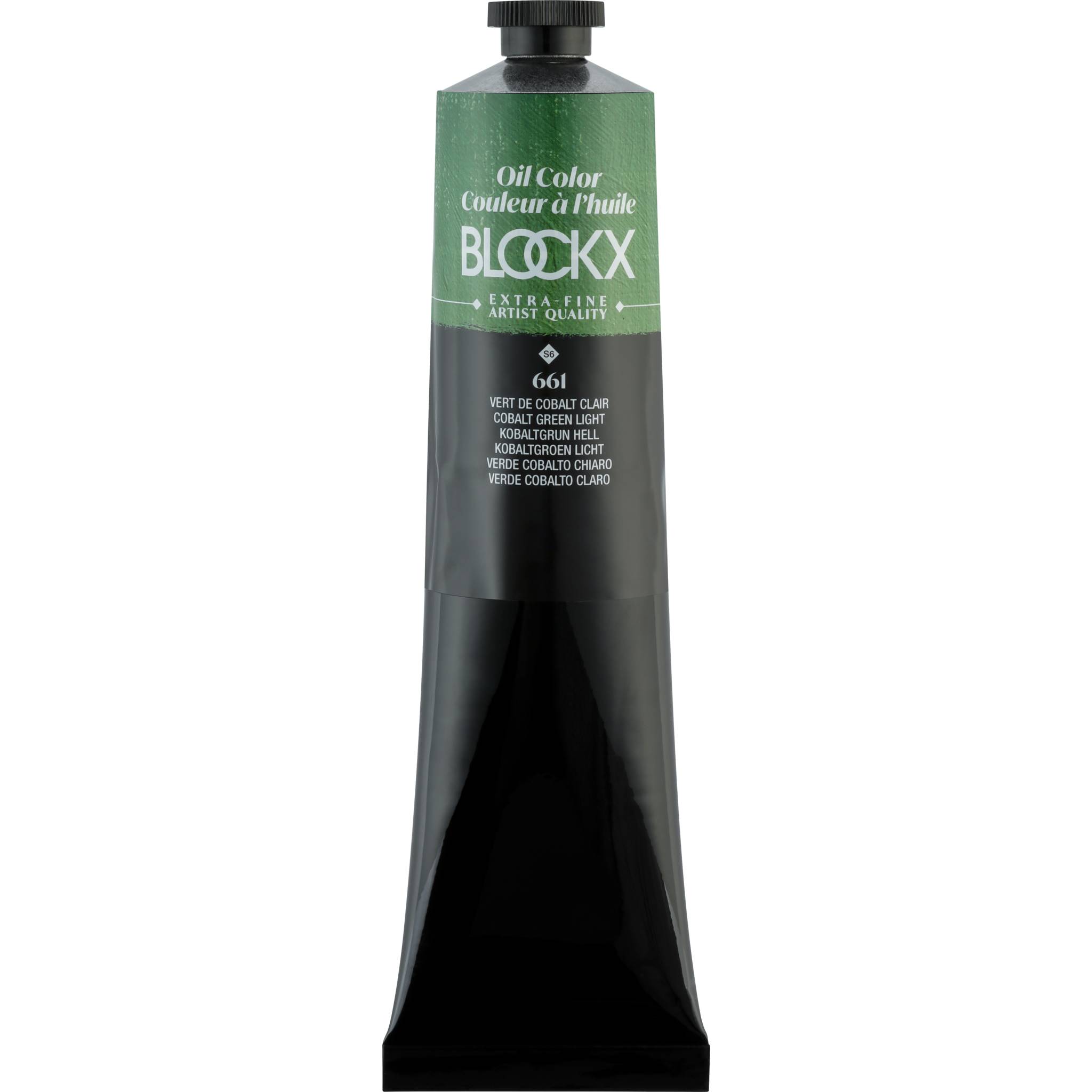 Blockx Ölfarbe, Kobaltgrün hell - Tube 200ml - Hellkobaltgrün 216661BXC