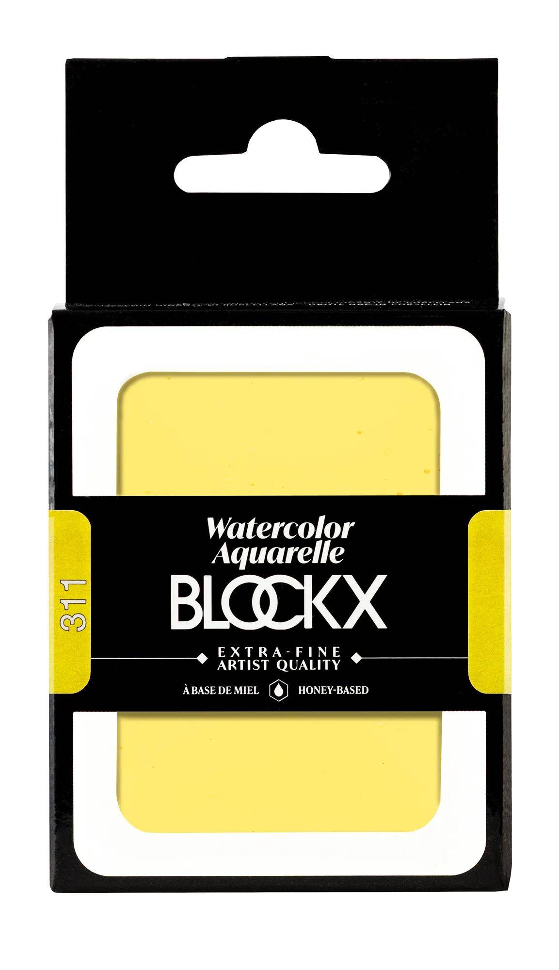 Blockx Aquarellfarbe, Cadium Zitrone Großer Napf 18ml Blasses Kadmium 45311BXC