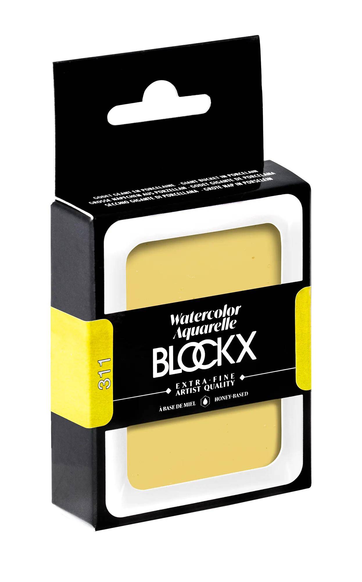 Blockx Aquarellfarbe, Cadium Zitrone Großer Napf 18ml Blasses Kadmium 45311BXC