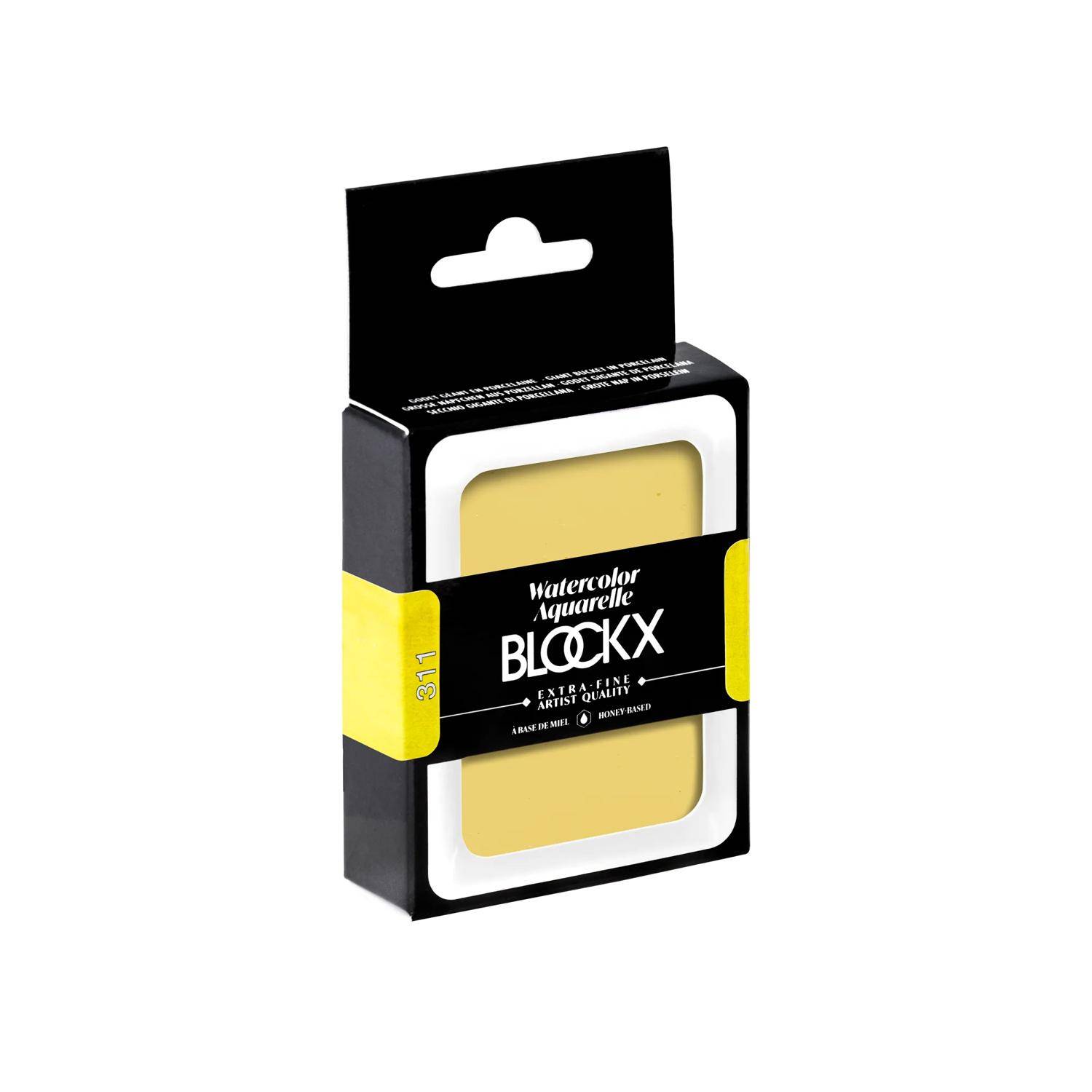 Blockx Aquarellfarbe, Cadium Zitrone Großer Napf 18ml Blasses Kadmium 45311BXC