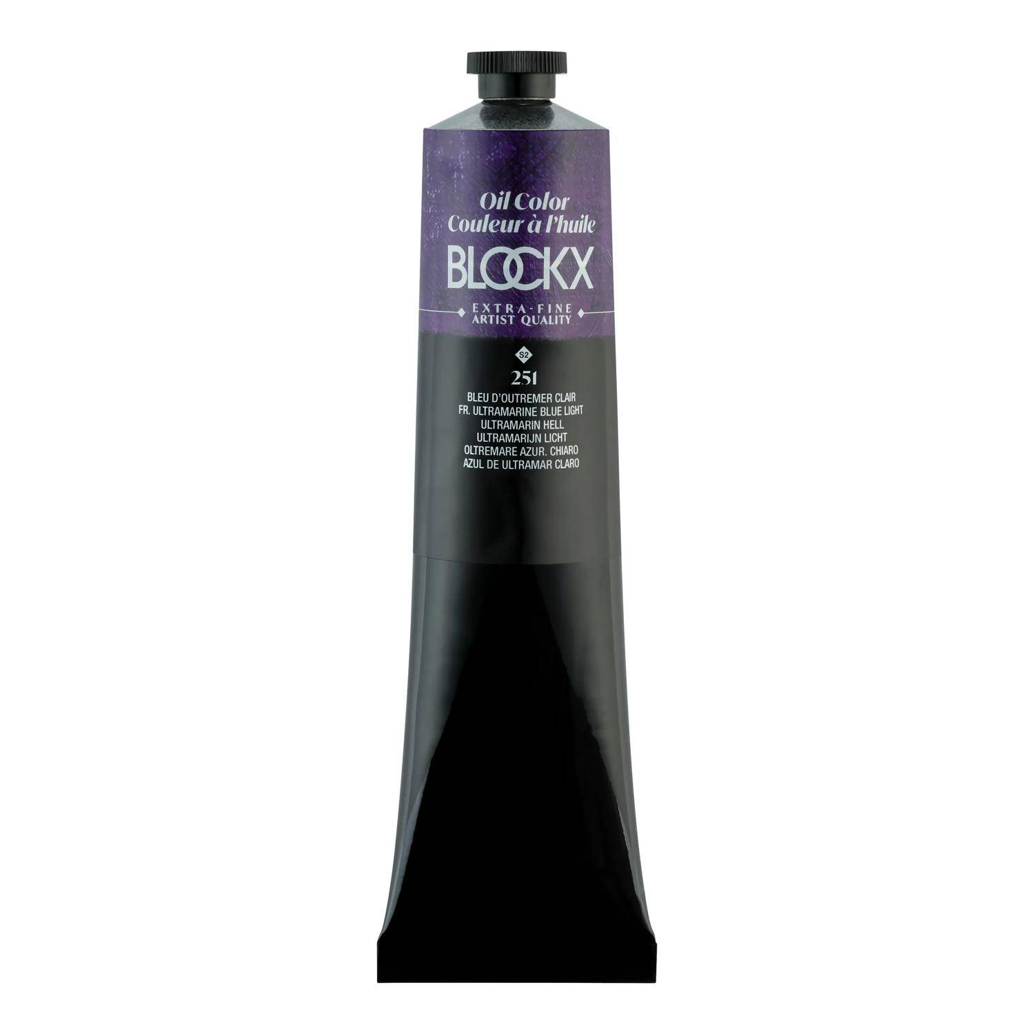 Blockx Ölfarbe, Ultramarinblau hell Tube 200ml Ultramarinblau hell| 216251BXC
