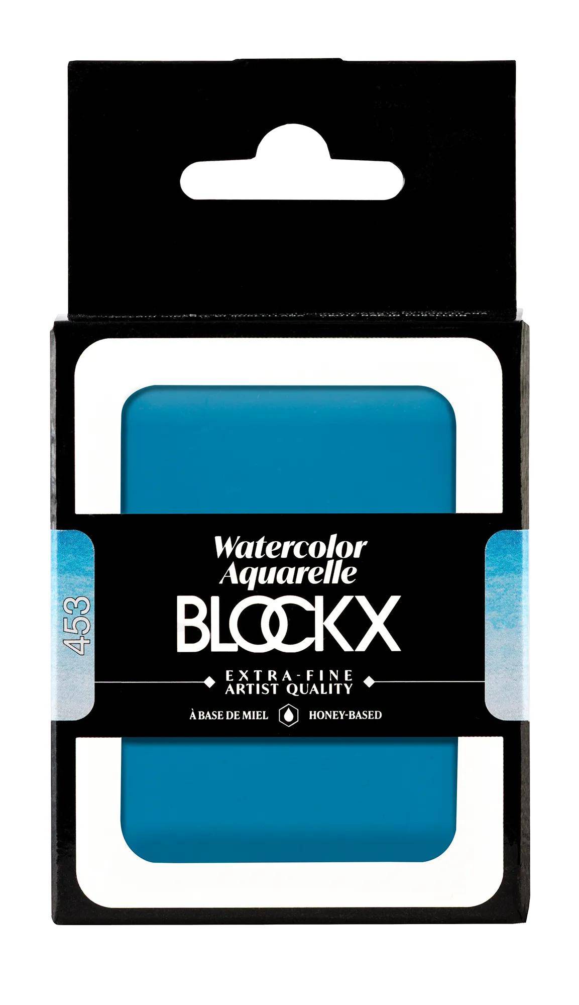 Blockx Aquarellfarbe, Azurgrau - Großer Napf 18ml - Coeruleum grau 45453BXC