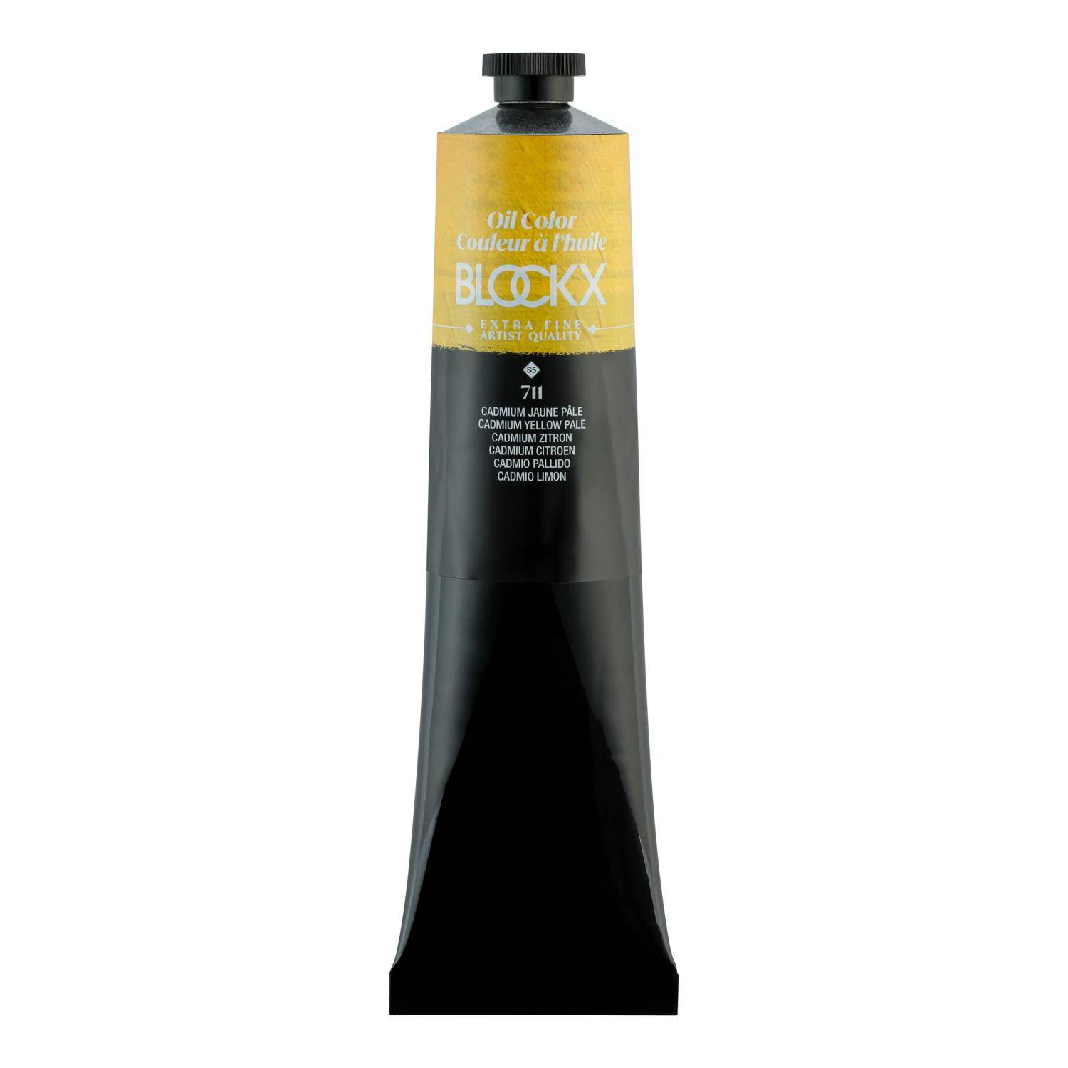 Blockx Ölfarbe, Kadmium Zitronengelb - Tube 200ml - Kadmium Blassgelb 216711BXC