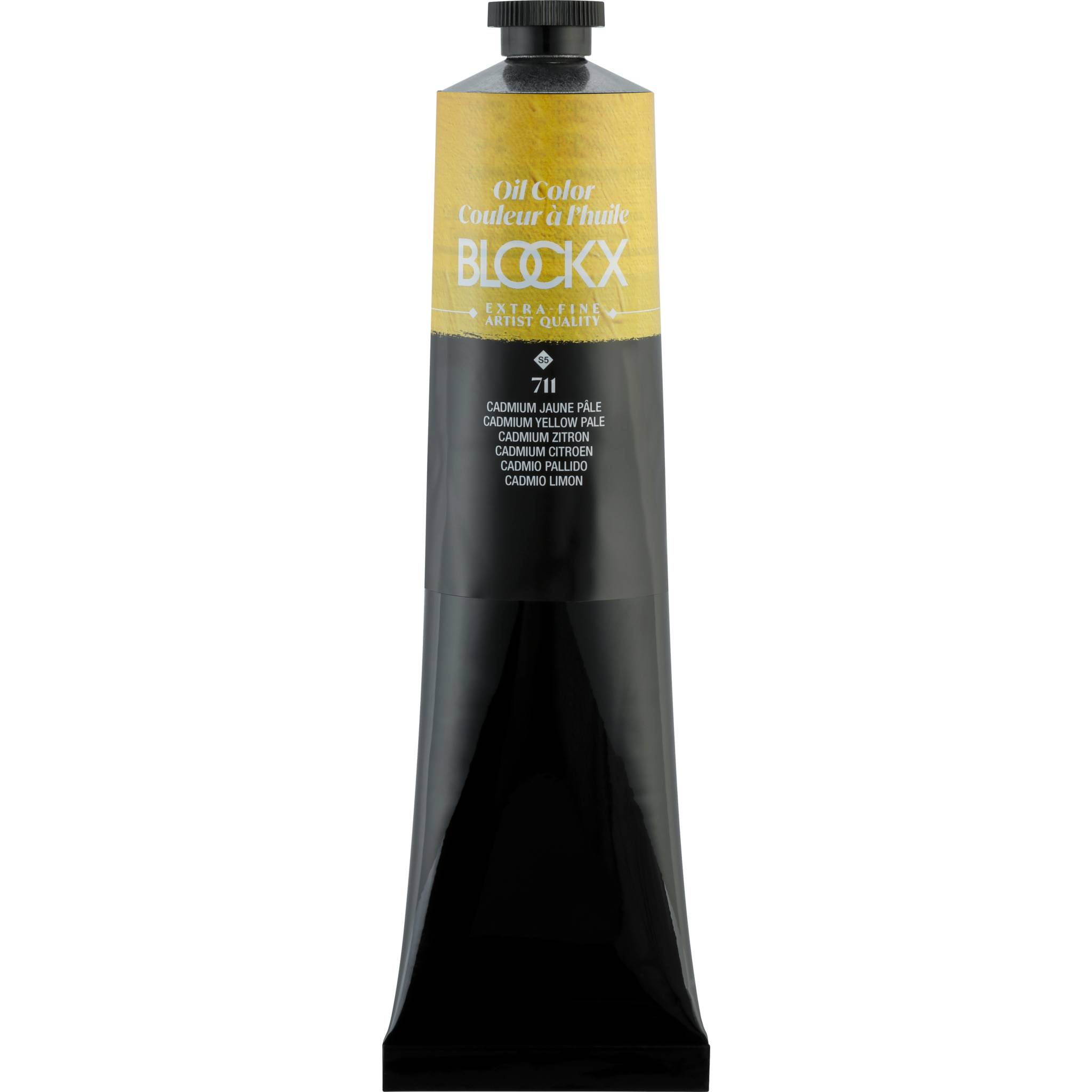 Blockx Ölfarbe, Kadmium Zitronengelb - Tube 200ml - Kadmium Blassgelb 216711BXC