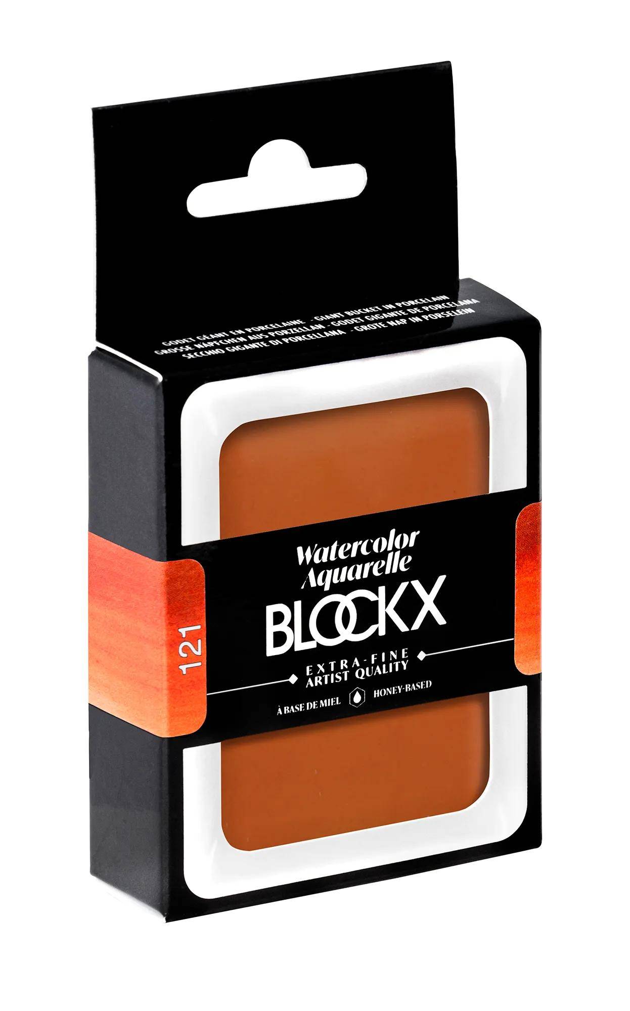 Blockx Aquarellfarbe, Venetienrot - Großer Napf 18ml - Venezienrot 45121BXC