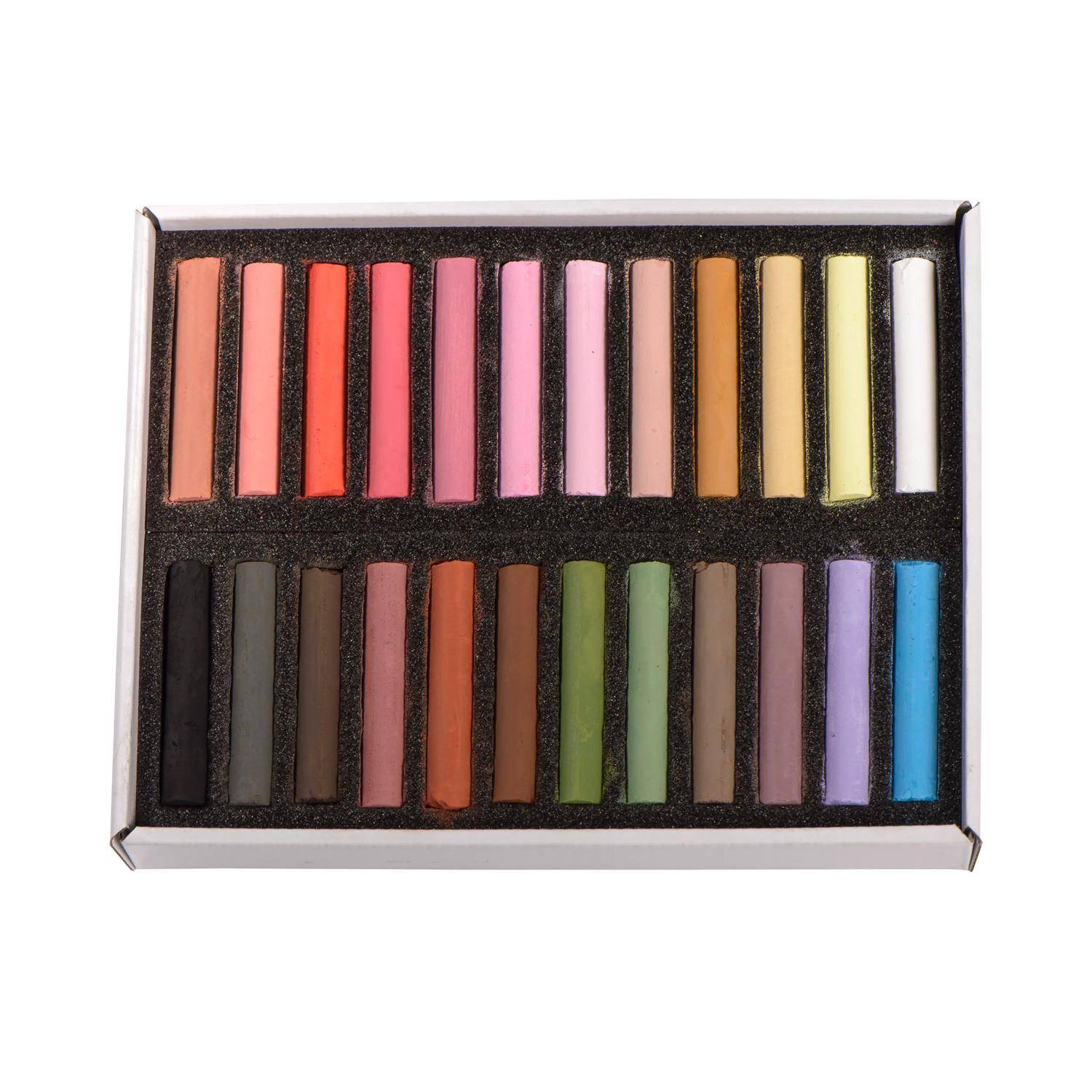 Blockx Box mit 24 Pastellkreiden, 17x21,5cm, Porträt 12924PBXC