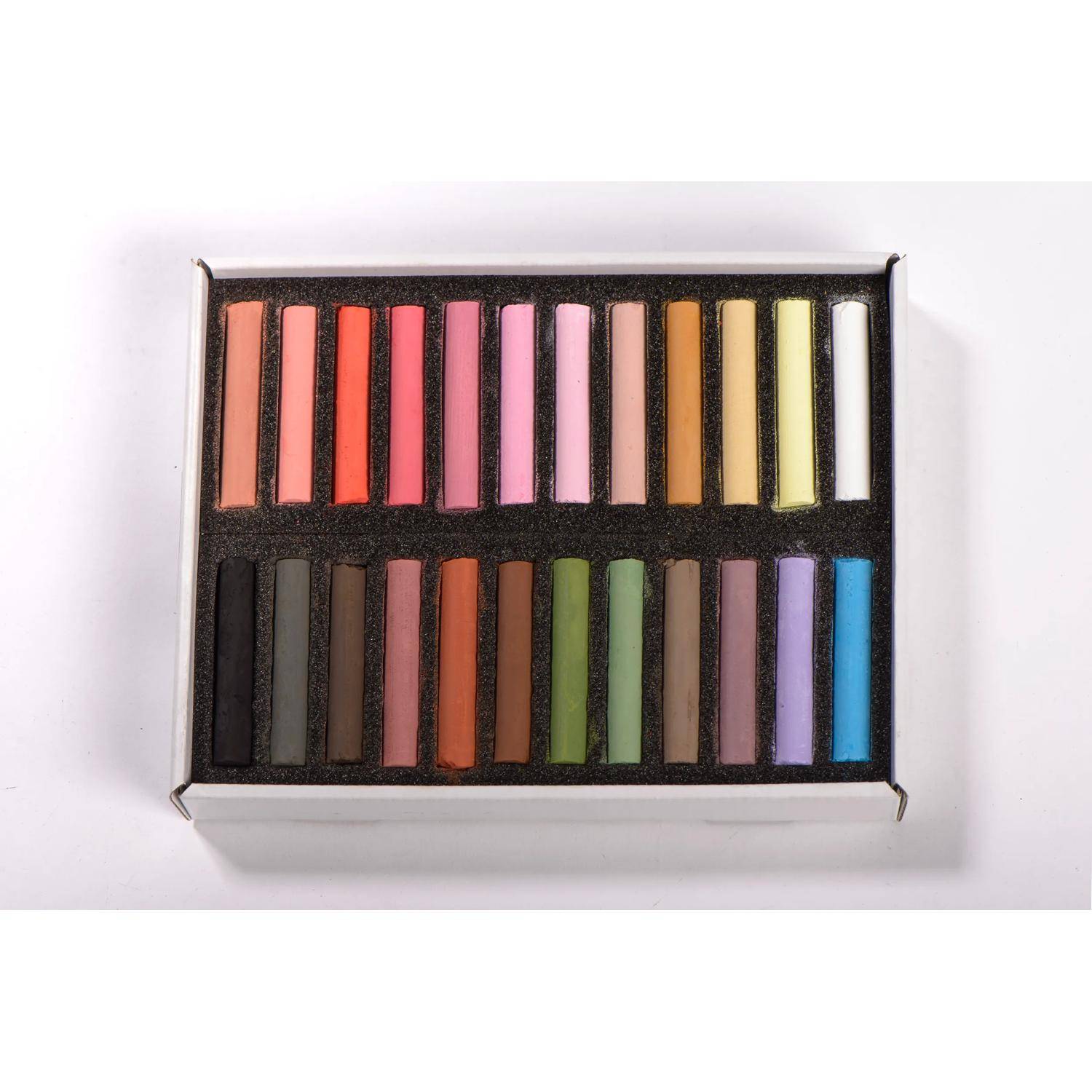 Blockx Box mit 24 Pastellkreiden, 17x21,5cm, Porträt 12924PBXC