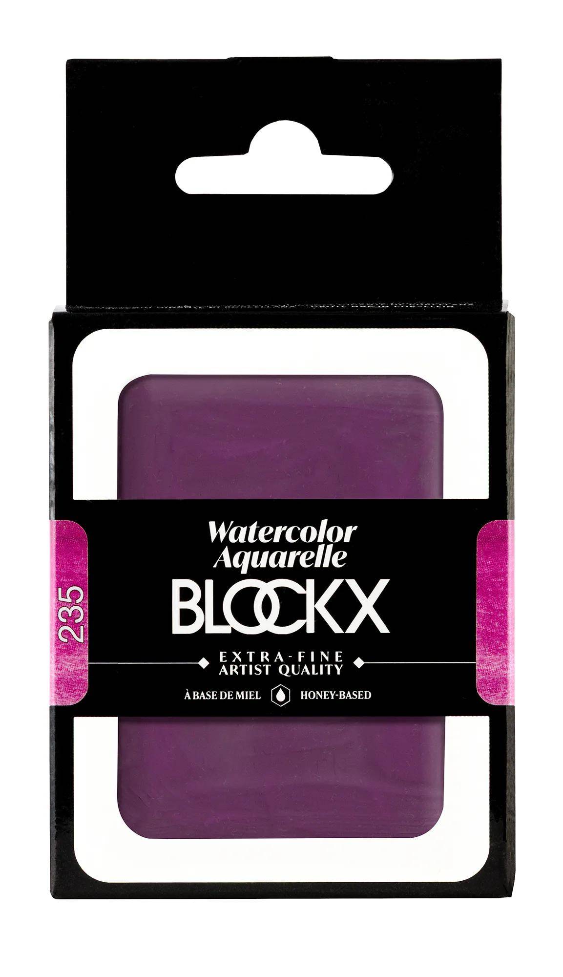 Blockx Aquarellfarbe, Manganviolett - Großer Napf 18ml - Manganviolett 45235BXC