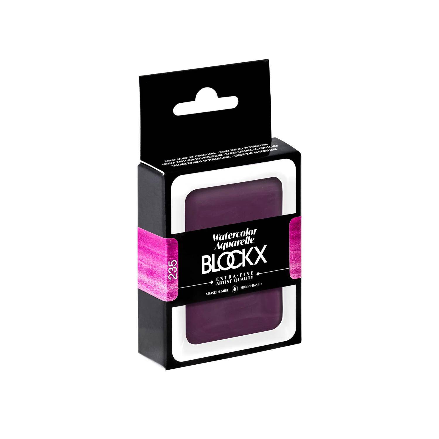 Blockx Aquarellfarbe, Manganviolett - Großer Napf 18ml - Manganviolett 45235BXC