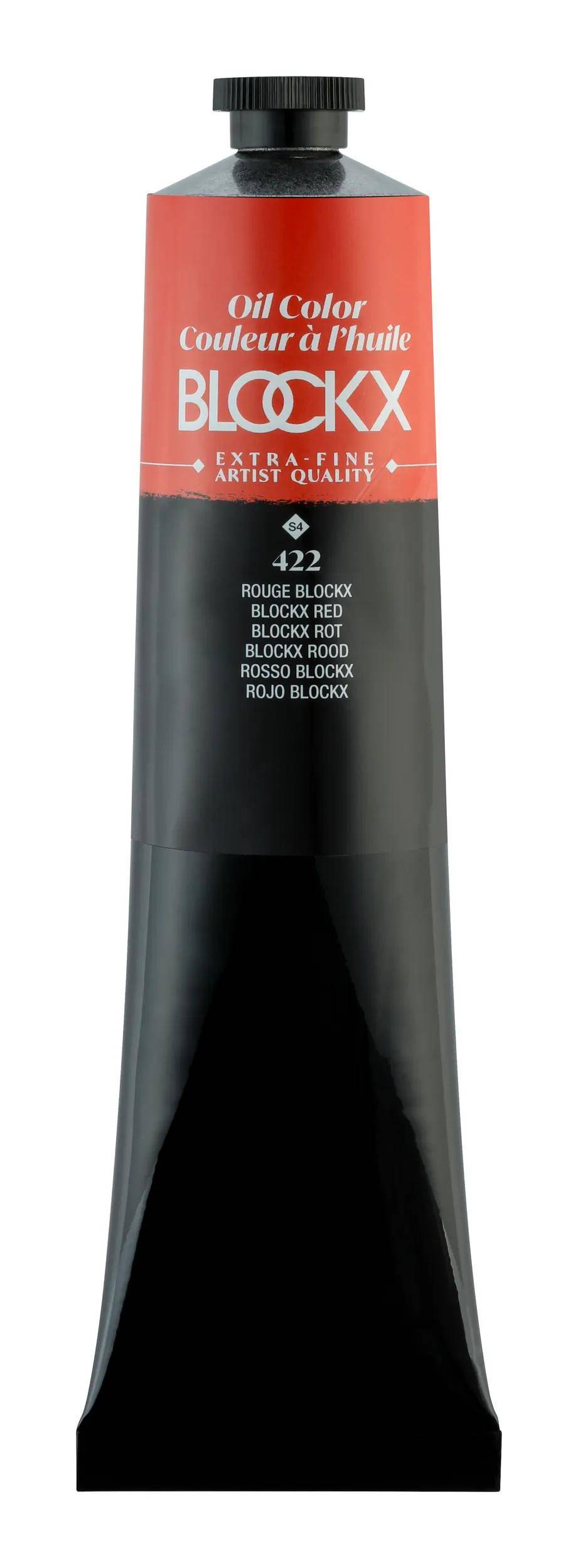 Blockx Ölfarbe, Rot Blockx - Tube 200ml - Rot Blockx 216422BXC