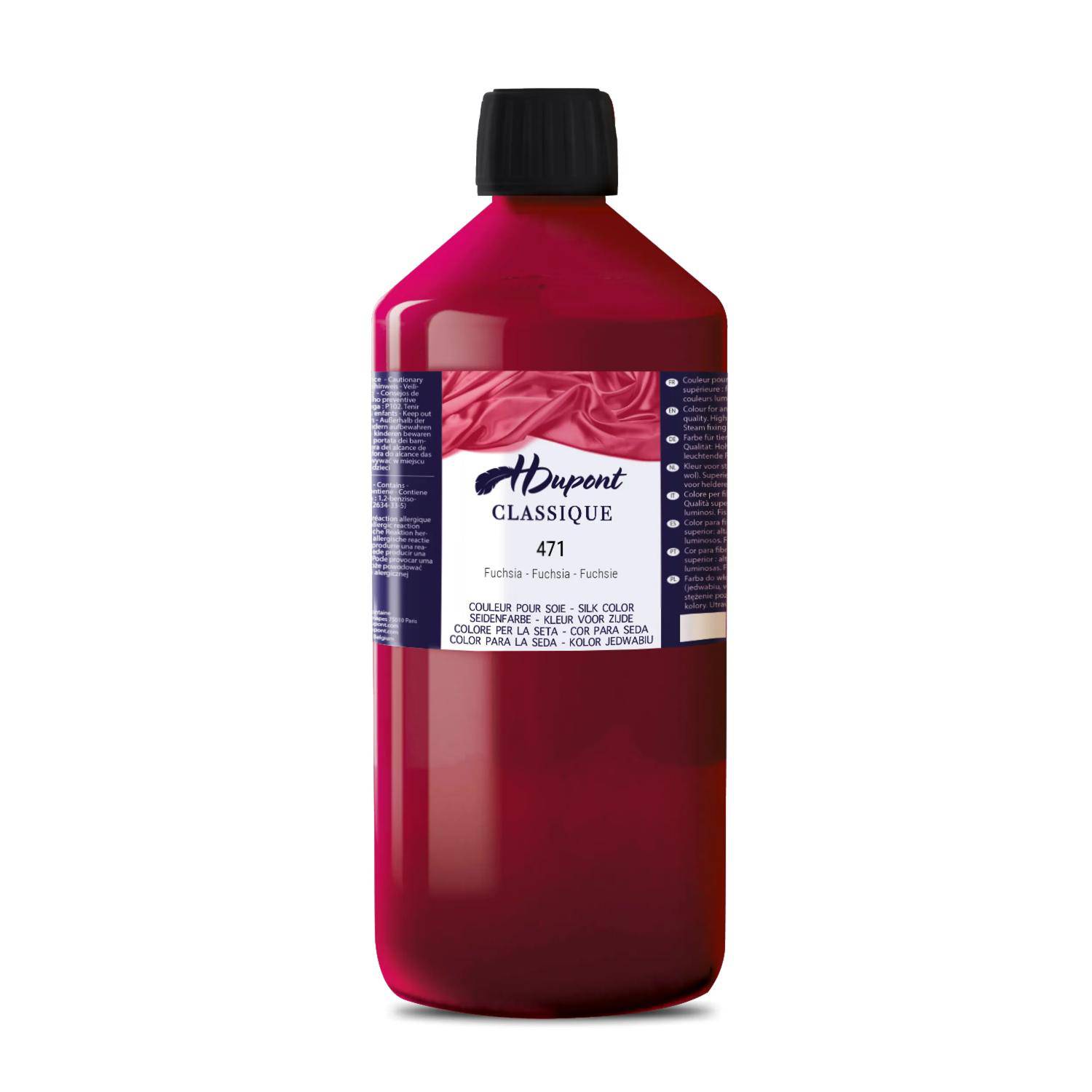 H Dupont classique 1L, Seidenmalfarbe, Fuchsienrot Fuchsia DU0601000471C
