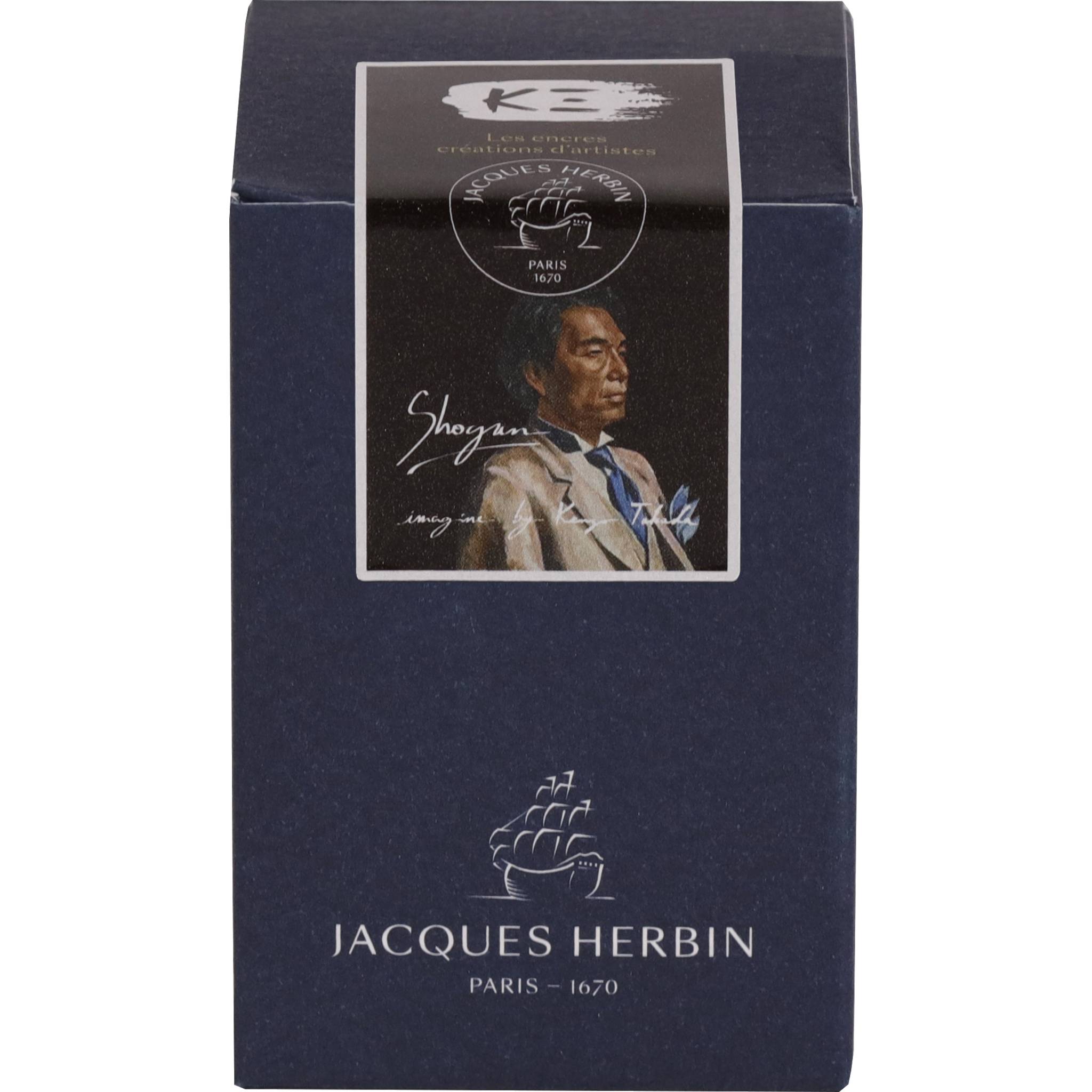 Jacques Herbin Tinte Shogun Flakon 50ml Schwarz 13209JT