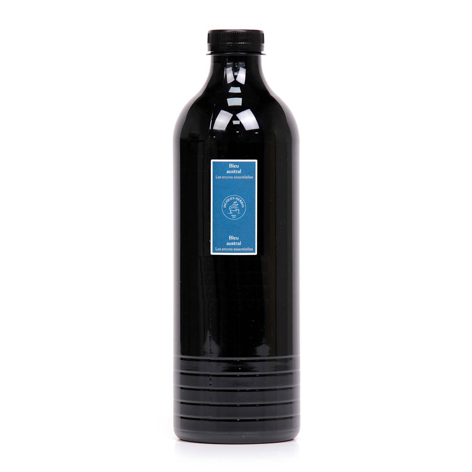 Jacques Herbin Nachfüllflasche 1,5l mit Tinte für die Tintenbar - Blau 13516JT