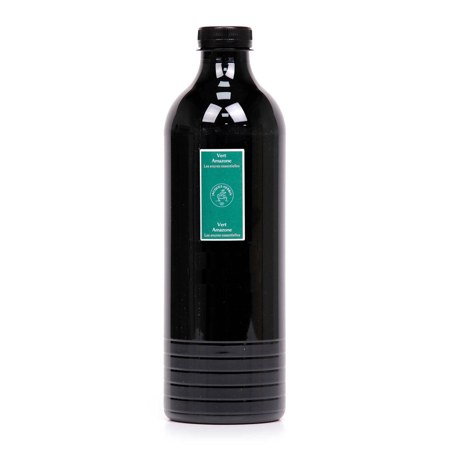 Jacques Herbin Nachfüllflasche 1,5l mit Tinte für die Tintenbar - Grün 13537JT