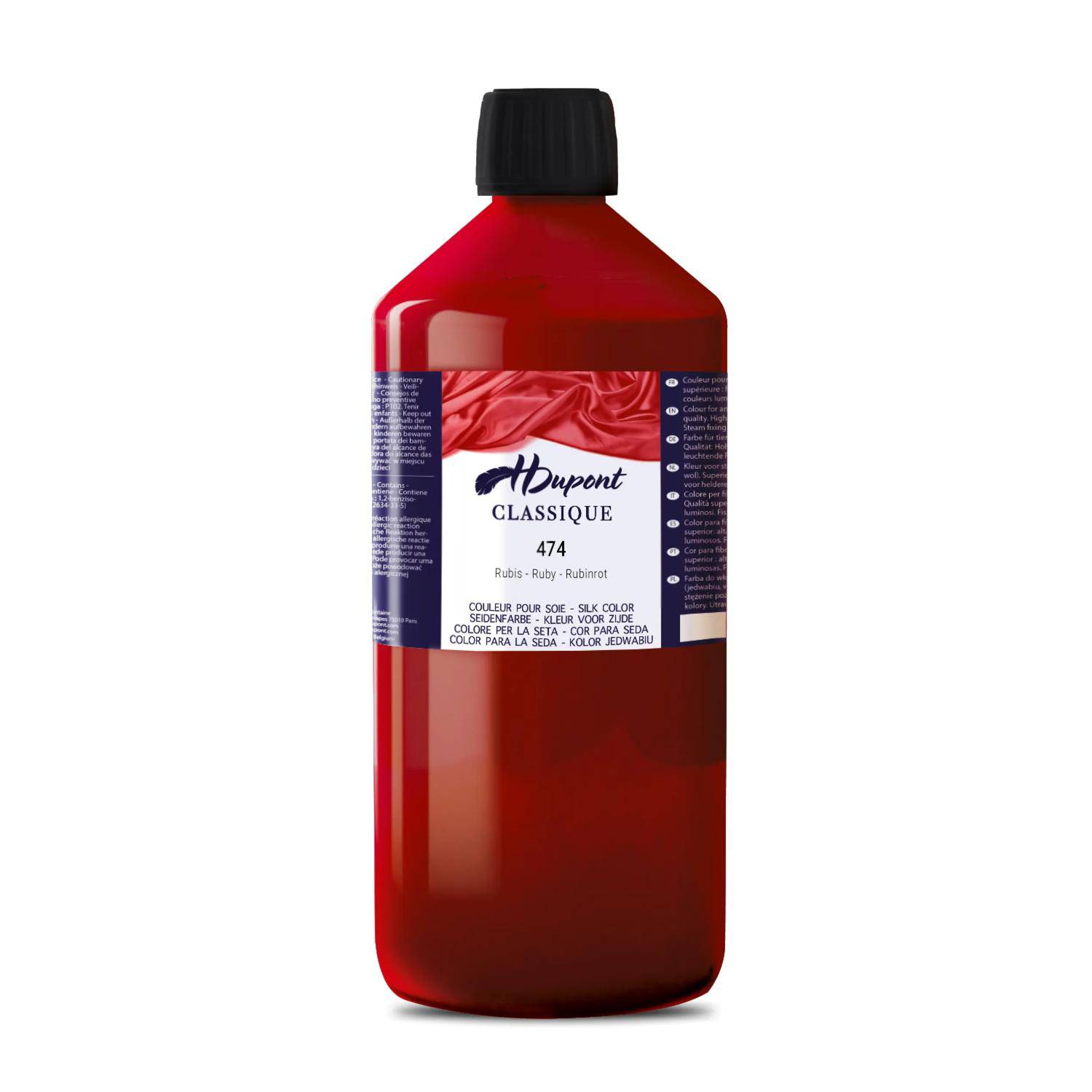 H Dupont H Dupont classique 1L, Seidenmalfarbe, Rubin - Rubinrot| DU0601000474C