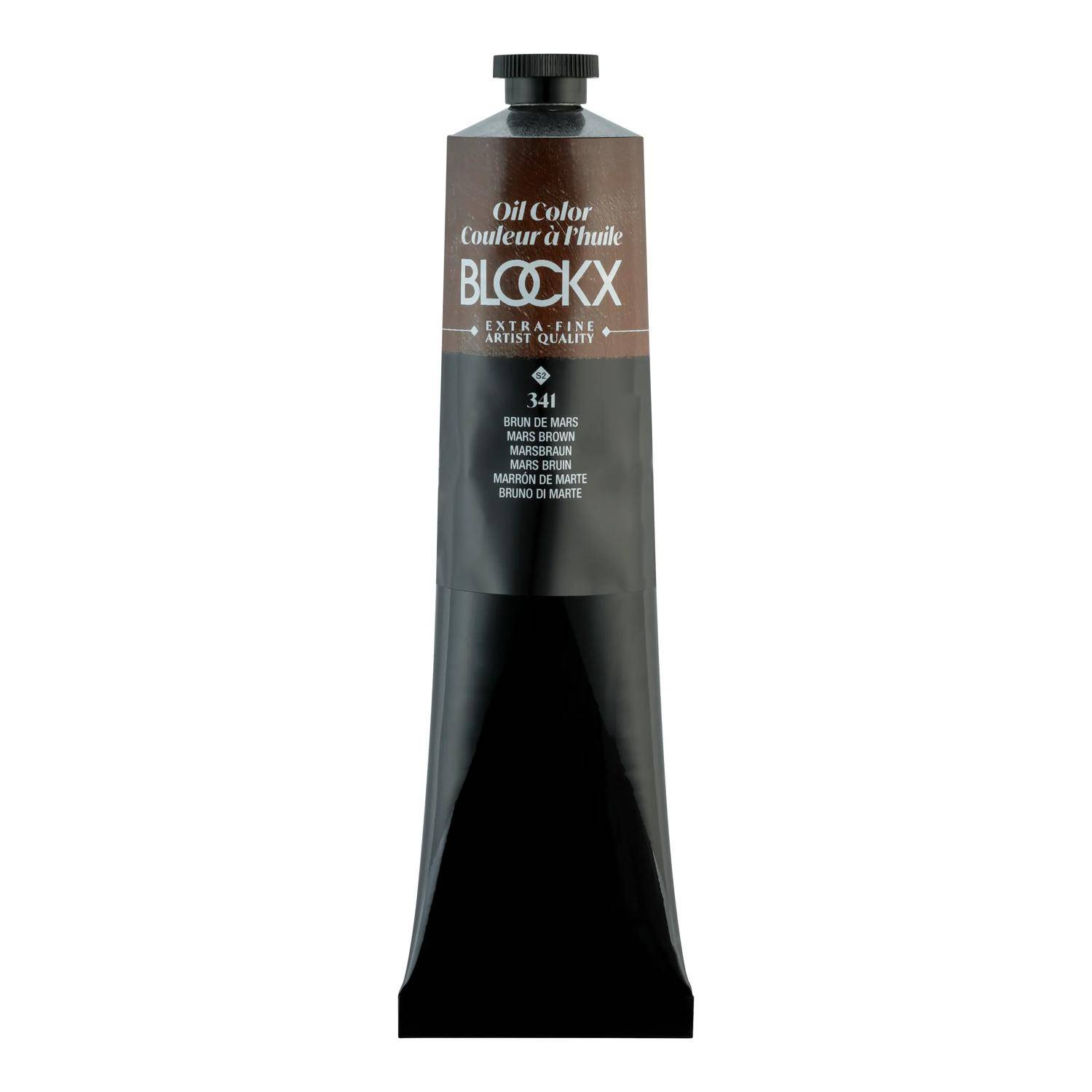 Blockx Ölfarbe, Marsbraun - Tube 200ml - Marsbraun 216341BXC
