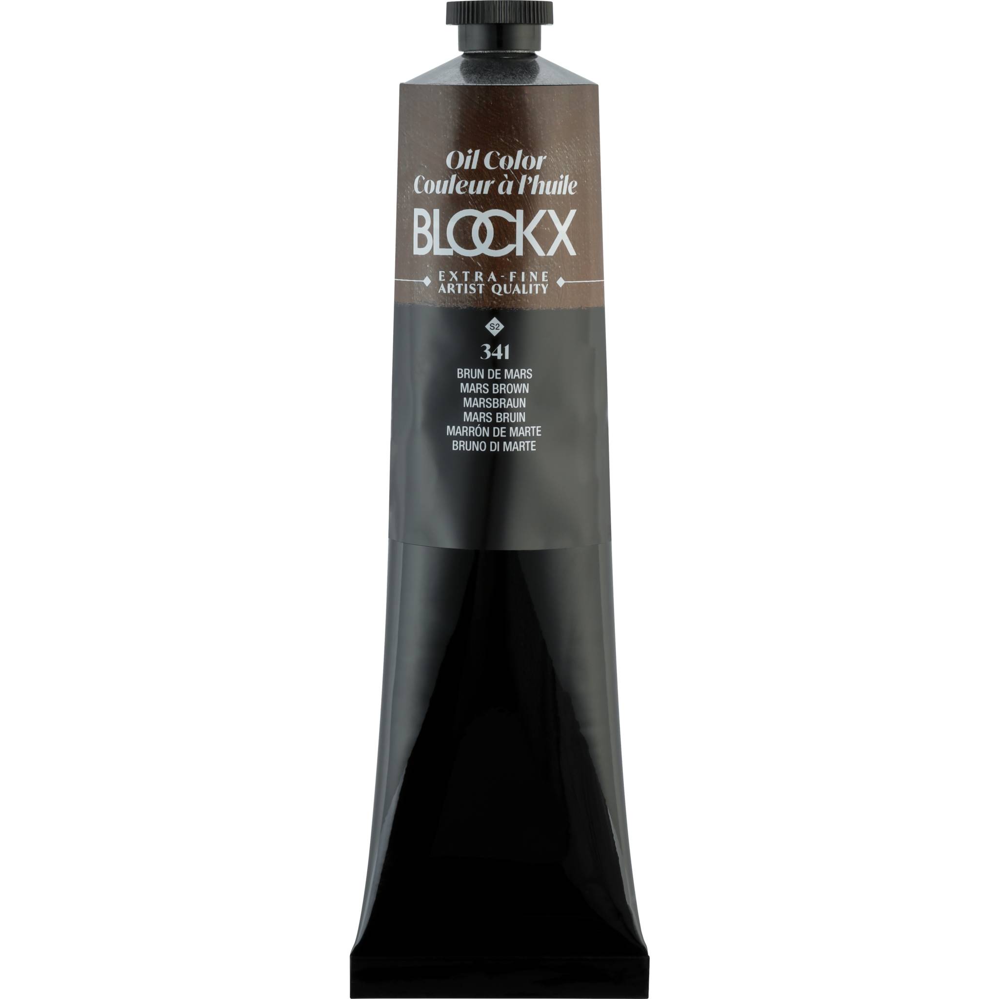 Blockx Ölfarbe, Marsbraun - Tube 200ml - Marsbraun 216341BXC