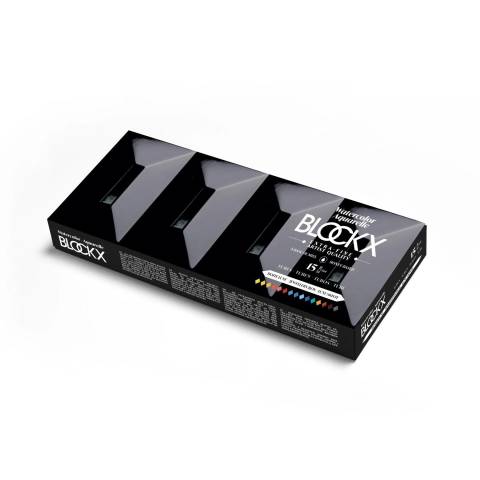 Blockx Aquarellfarben, Zierkasten mit 15 Tuben 5ml 43515BXC