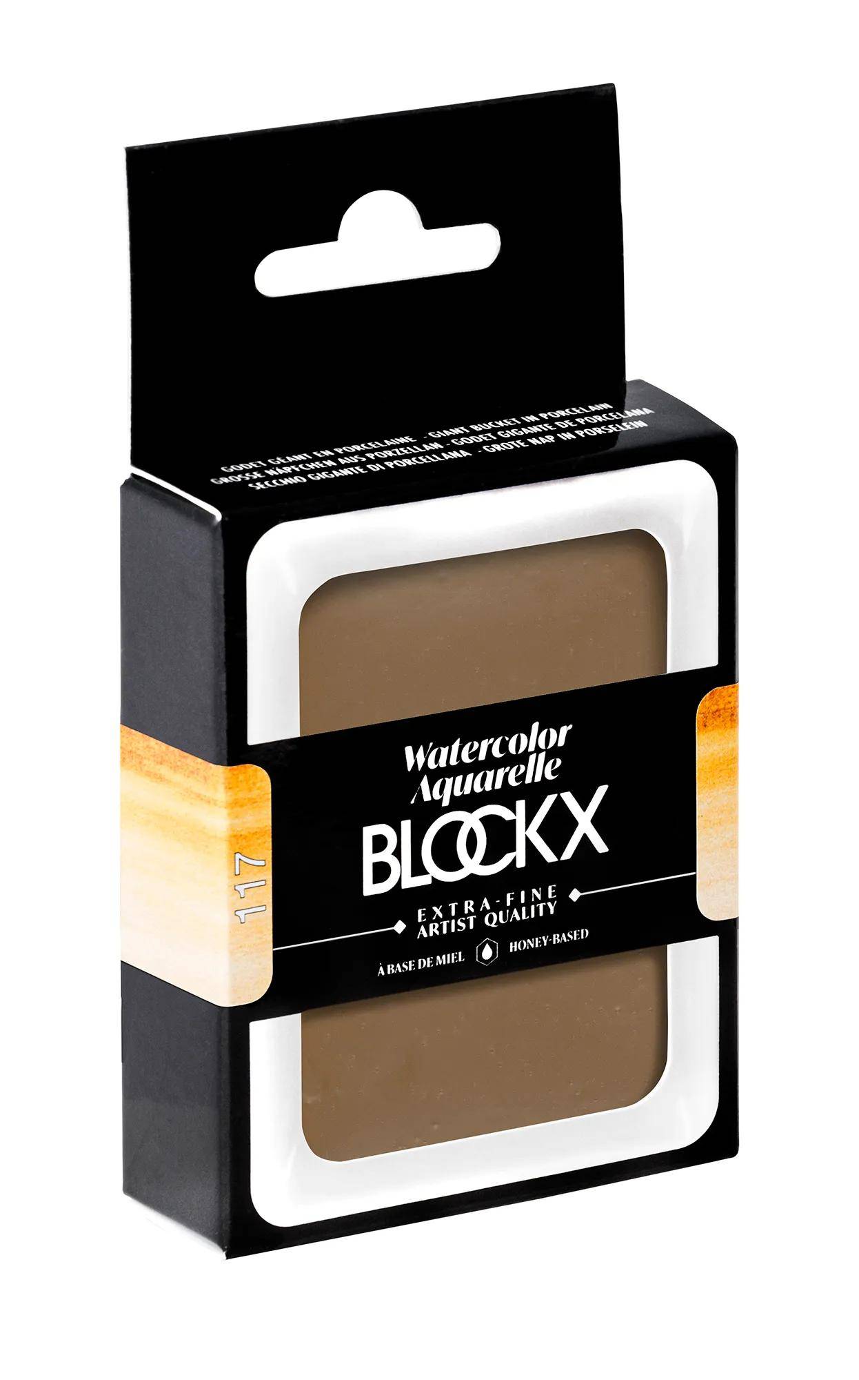 Blockx Aquarellfarbe, Großer Napf 18ml Italienische Erde 45117BXC