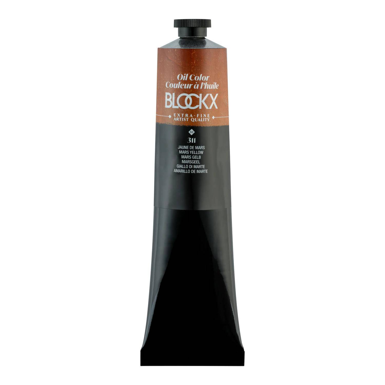 Blockx Ölfarbe, Marsgelb - Tube 200ml - Marsgelb| 216311BXC