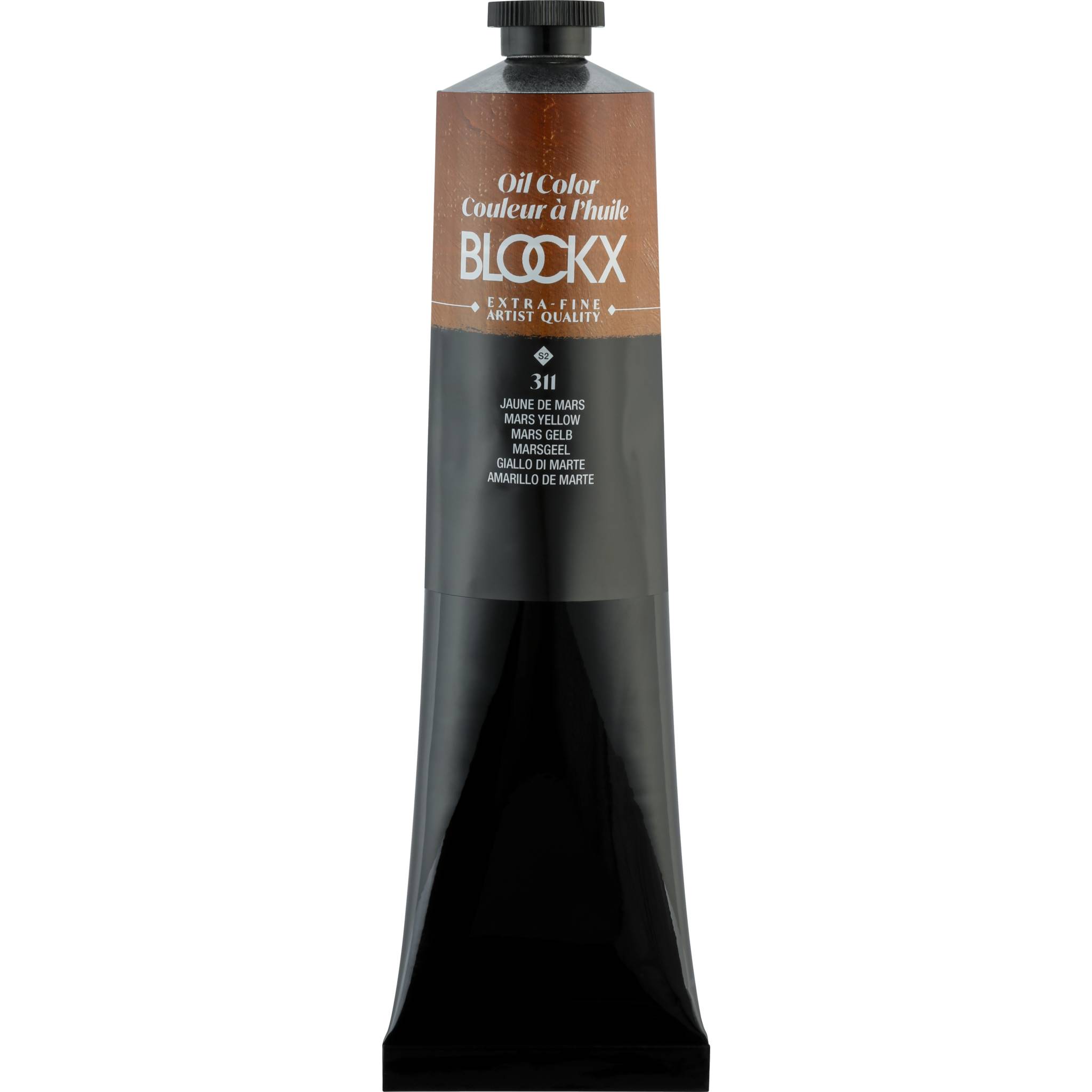 Blockx Ölfarbe, Marsgelb - Tube 200ml - Marsgelb| 216311BXC