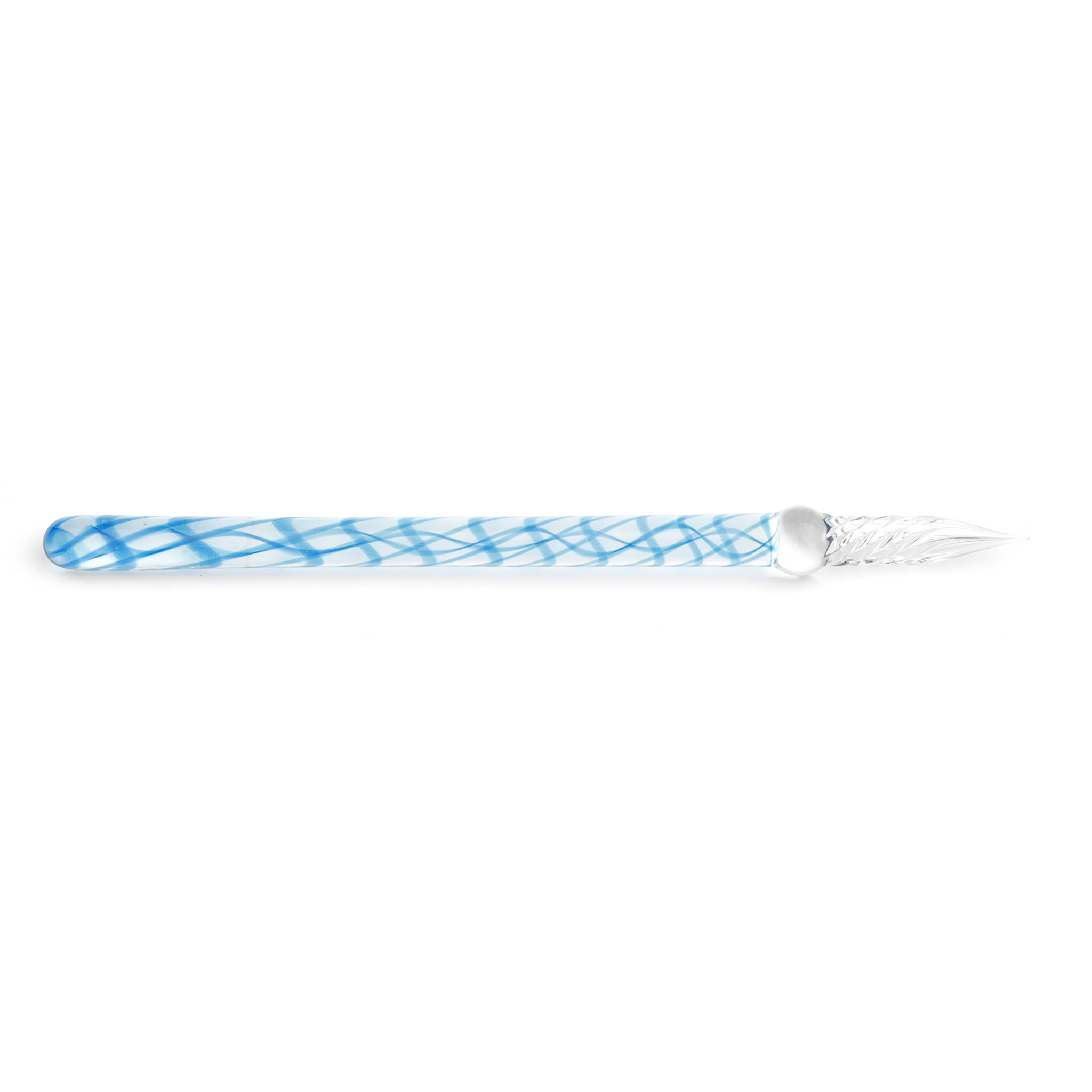 Jacques Herbin gerade Glasfeder 17cm - Bleu calanque 21714T