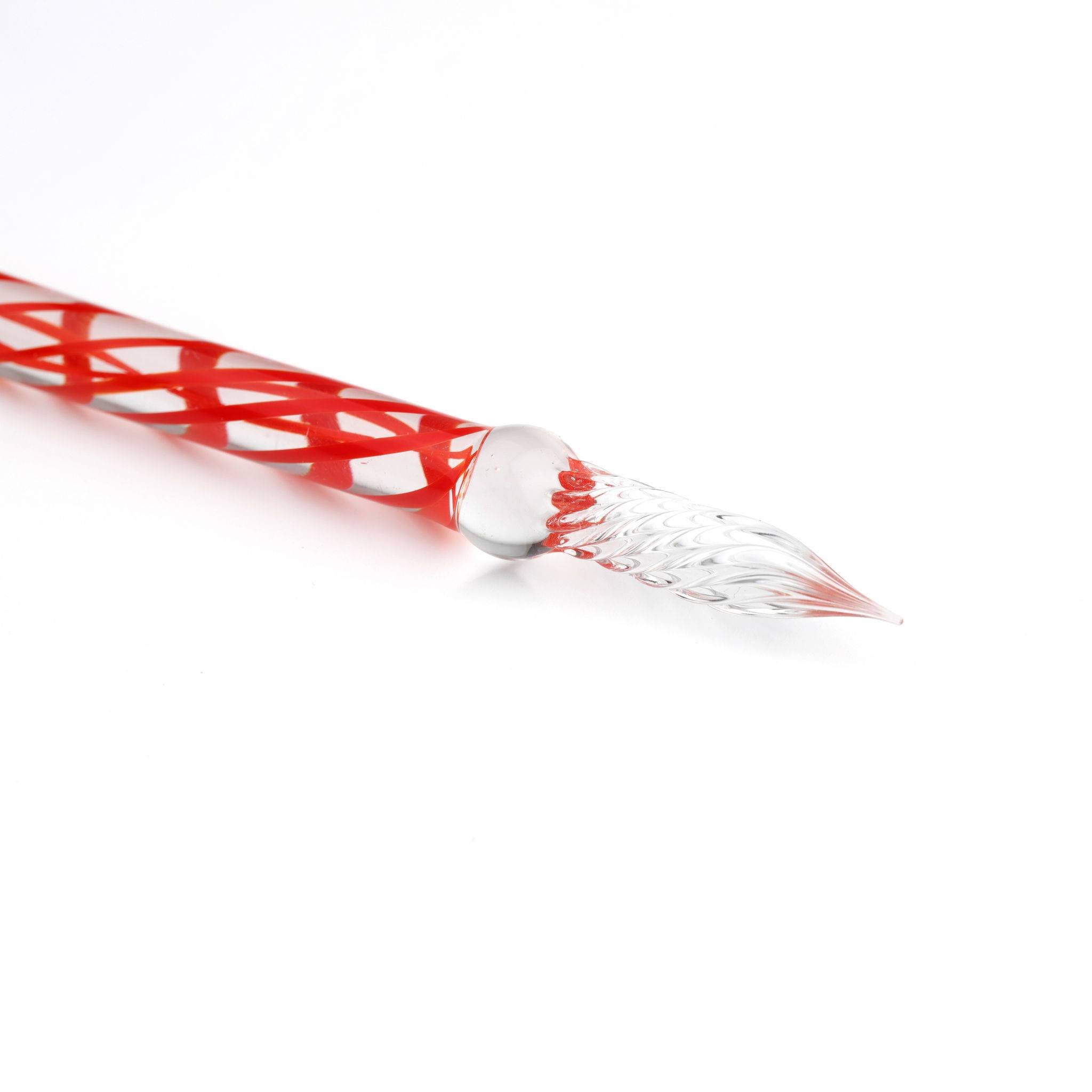 Jacques Herbin gerade Glasfeder 17cm - Rouge caroubier 21722T