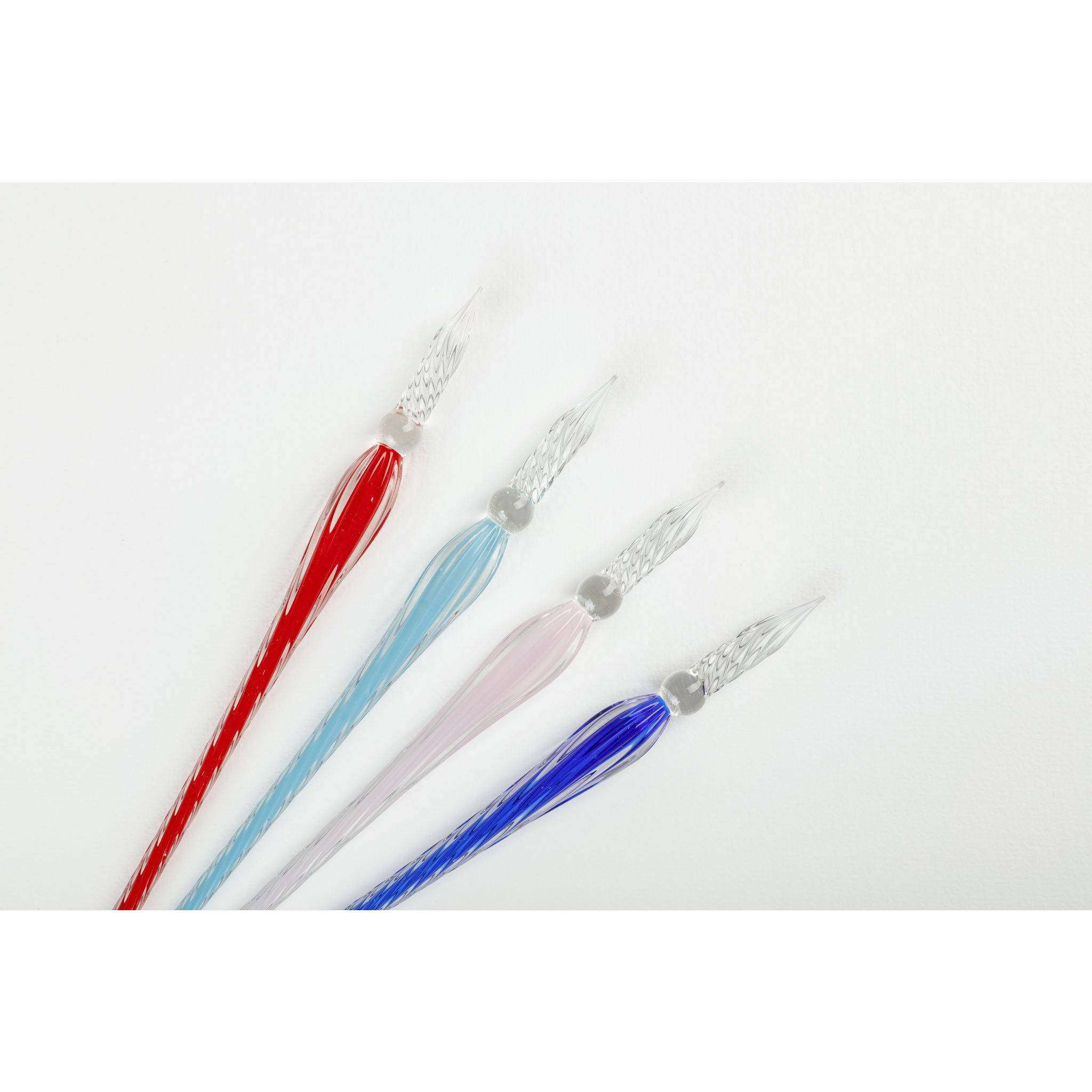 Jacques Herbin Gedrehte Glasfeder 18cm - Rouge caroubier 21822T