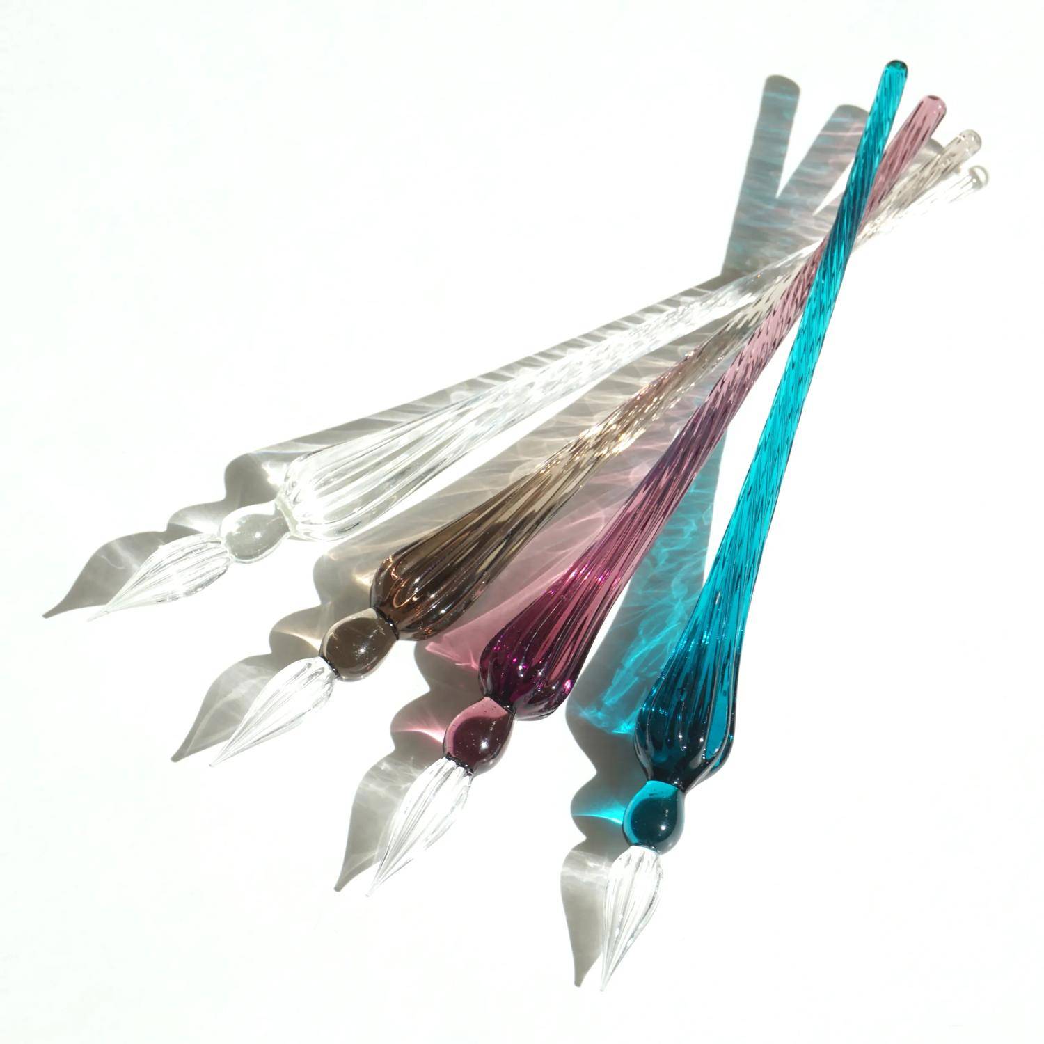 Jacques Herbin Runde Glasfeder 18 cm - Grün 21437T