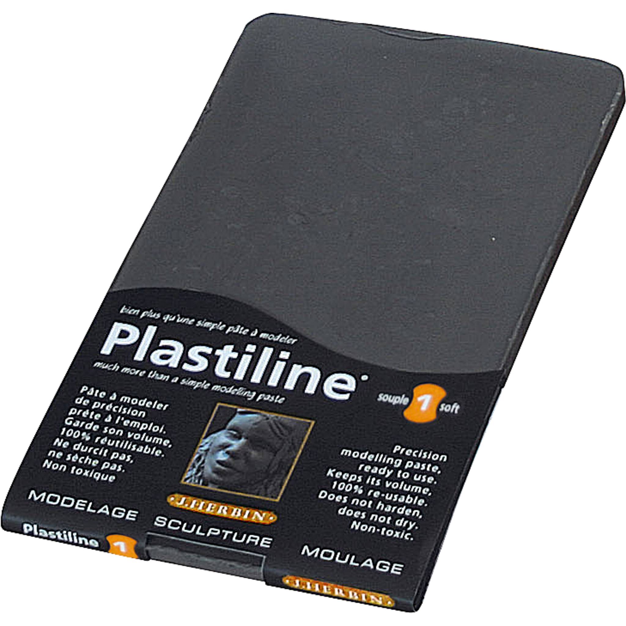 Plastiline Plastiline, Block 750g, Härtegrad 1 (sehr weich) - Dunkelgrau 7740T